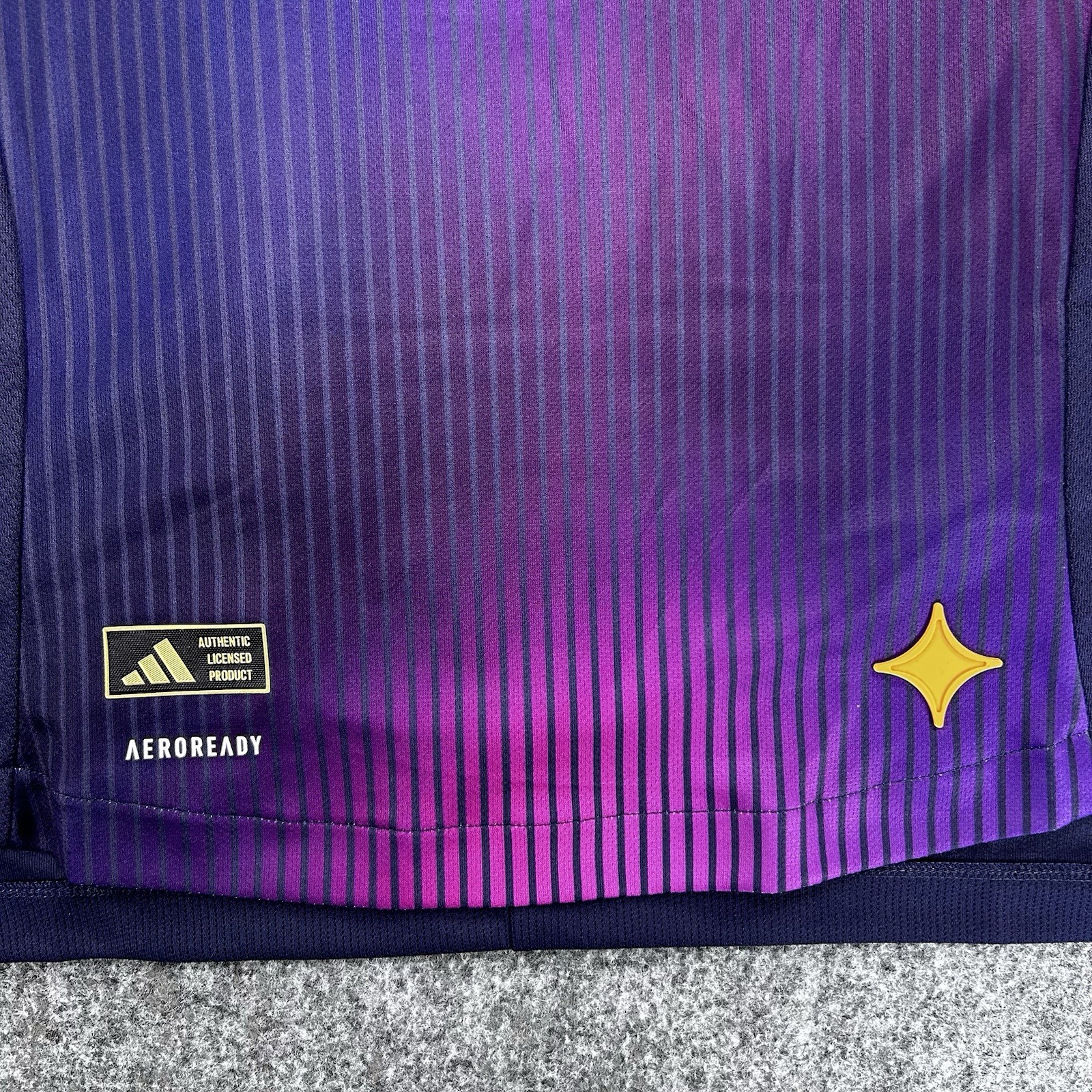 Los Angeles Galaxy Adidas Away 25/26 Purple Jersey Authentic Size Small NWT