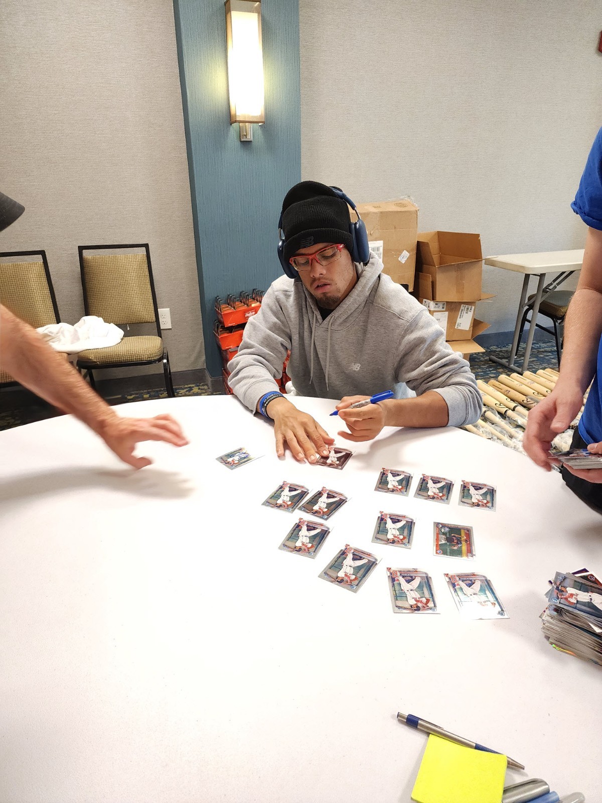 Franklin Arias Autographed 2025 Bowman Chrome Scouts Top 100 BTP57 Rookie Card