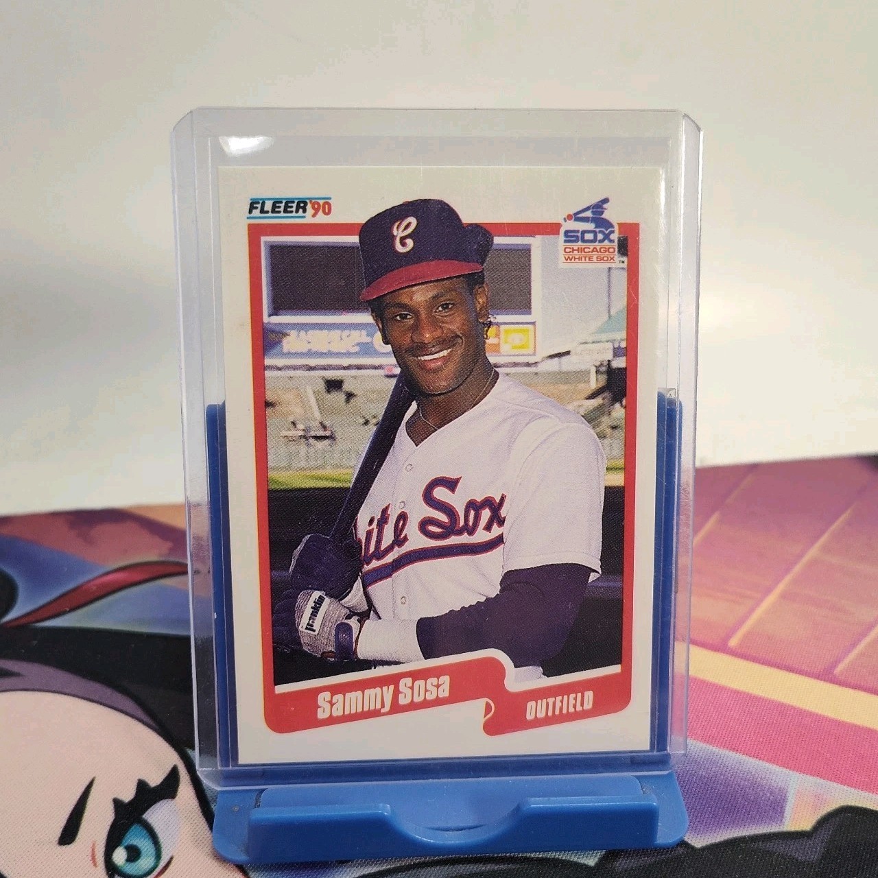 1990 Fleer Sammy Sosa #548 Chicago White Sox (Birthday Error)