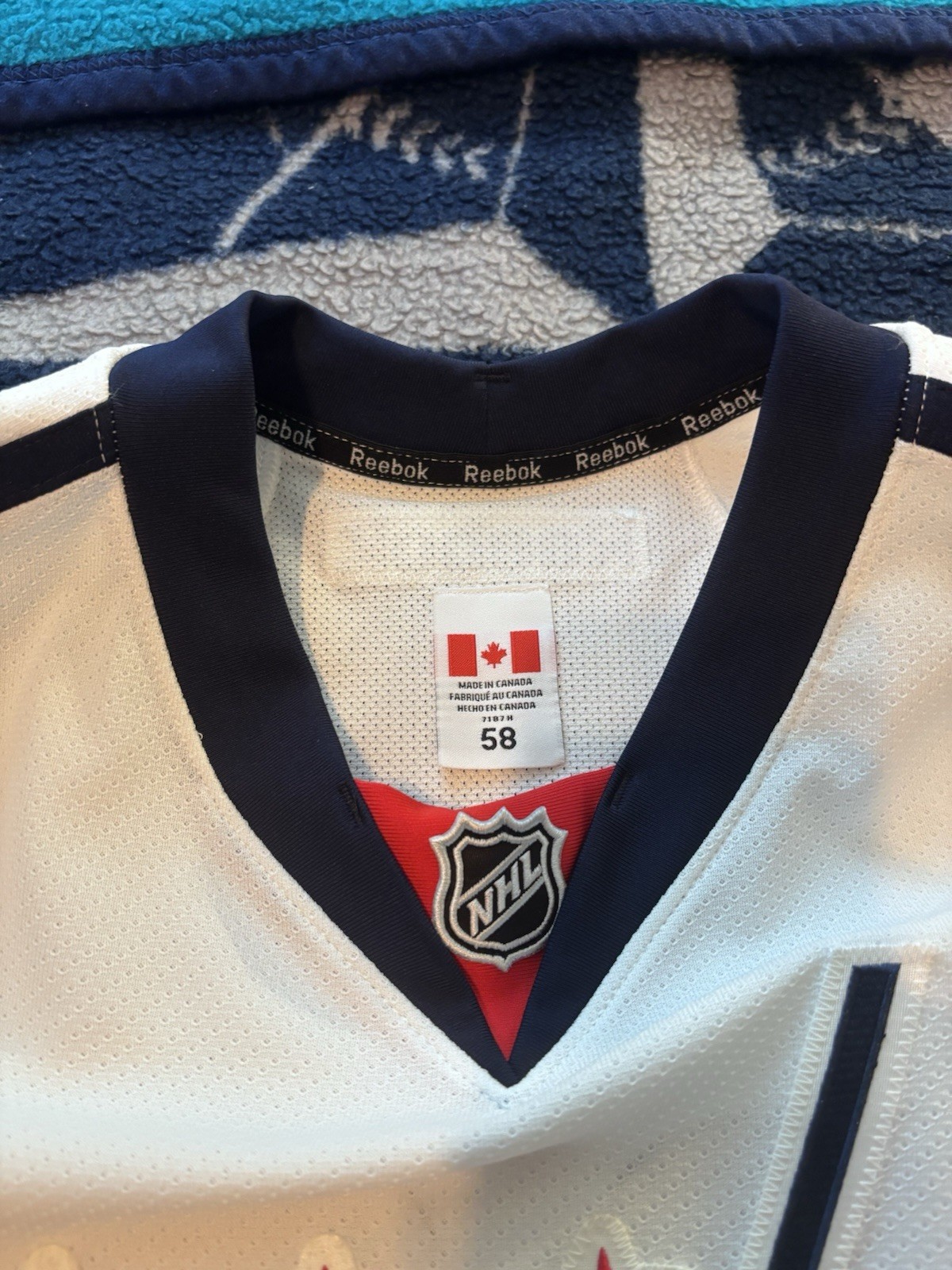 Washington Capitals Reebok Edge 58 #92 No Namebar NHL 2013-14