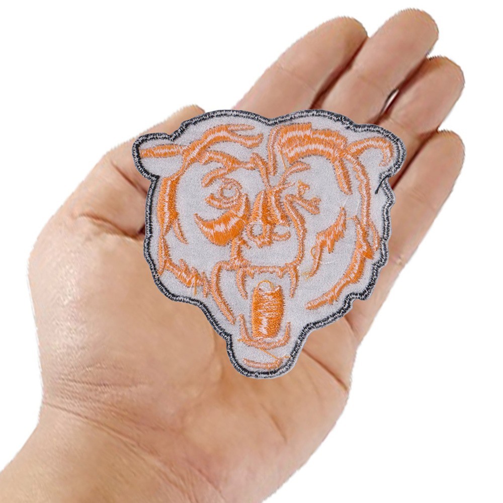 Wholesale Chicago Bears Football Logo Size 3.2 in x 3.0 in Sew Iron on Patches