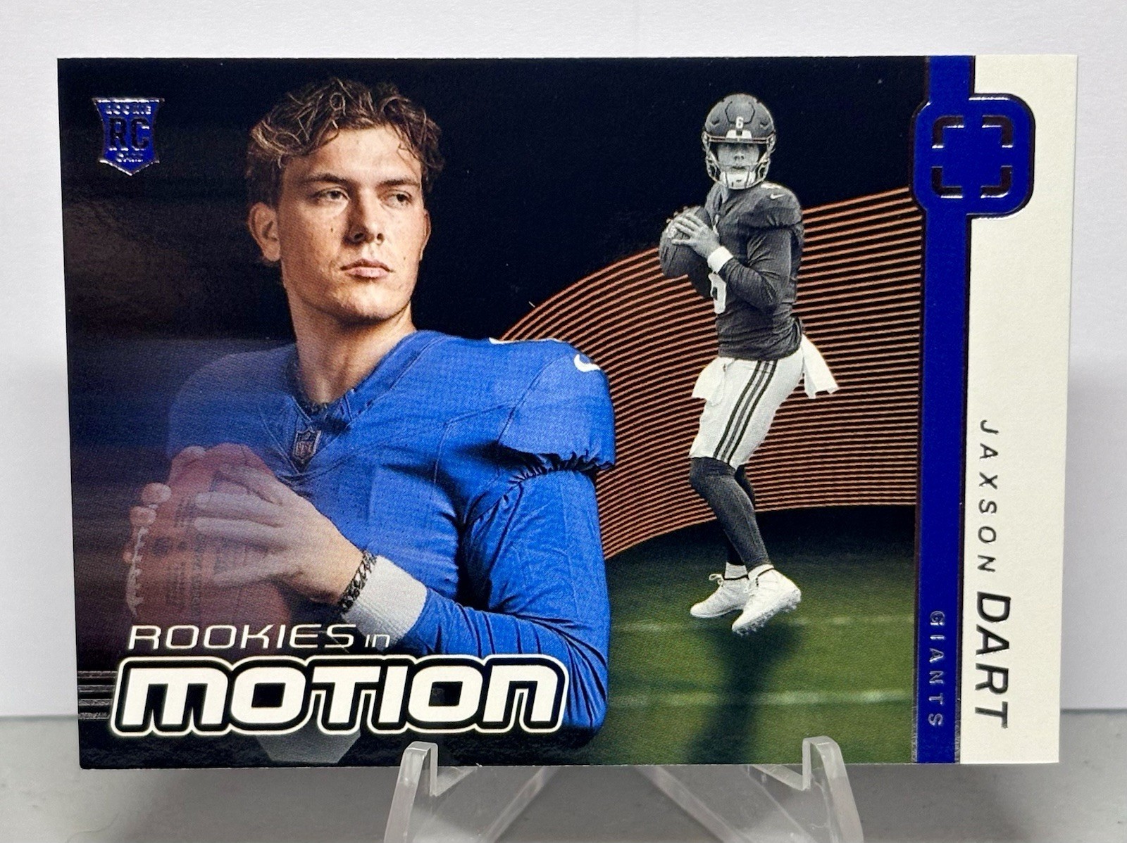 2025 Panini Photogenic-Rookies In Motion #6 -Jaxson Dart RC- New York Giants