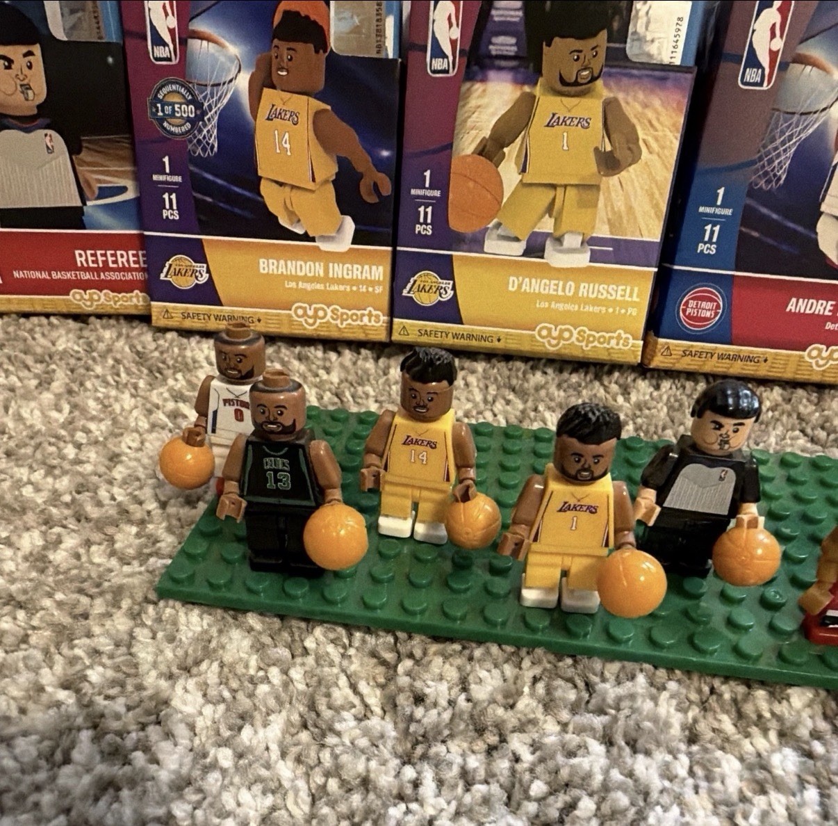 NBA OYO Sports mini figures Lot Of 7 With 5 Boxes