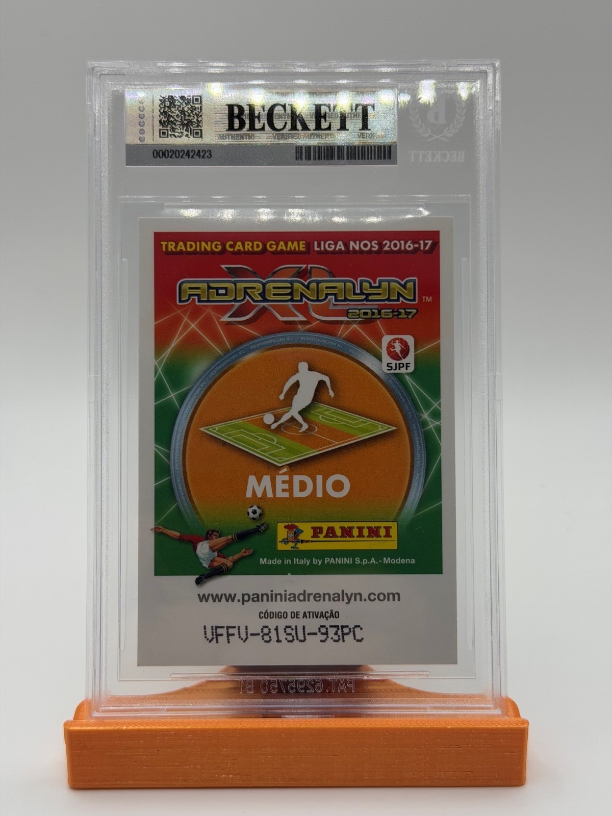 2016-17 ADRENALYN XL #368 – JOAO PEDRO – SIGNED BECKETT AUTHENTIC AUTO 10