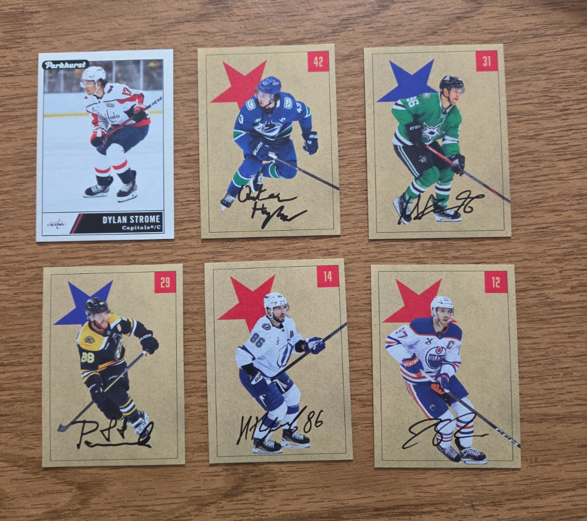 2025-26 Parkhurst Hockey INSERT and PARALLEL Card Singles – Create Own Lot