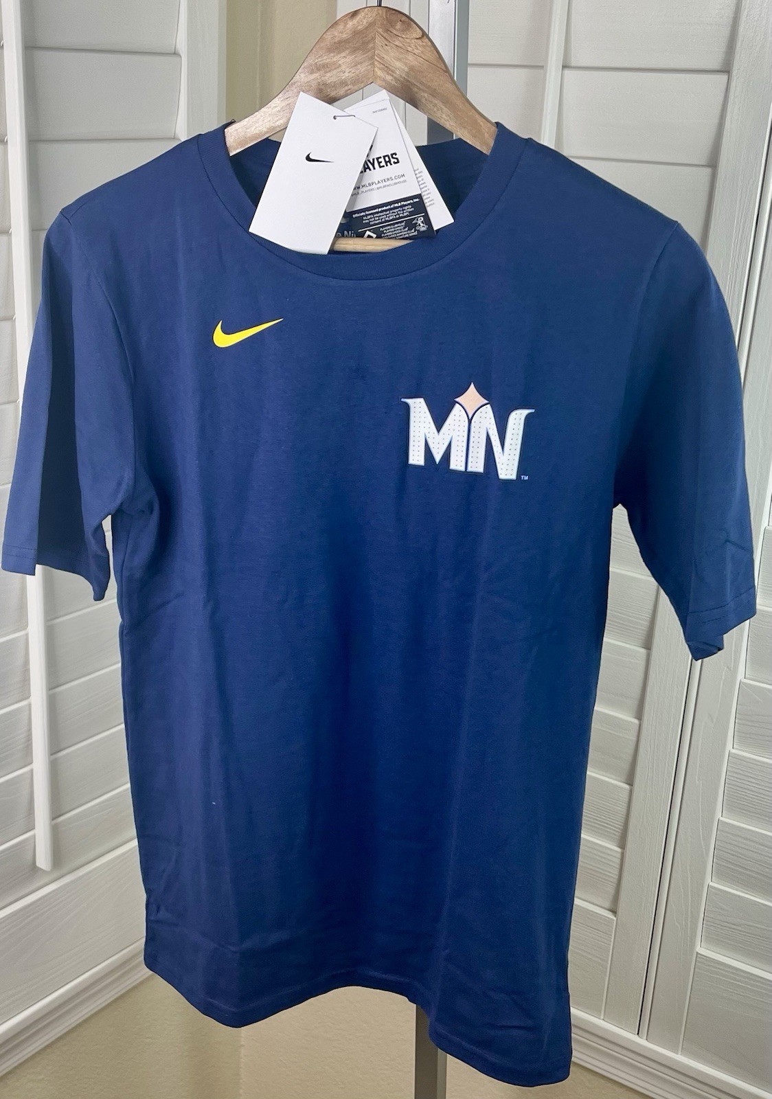 Nike MLB Kansas City Royals City Connect Carlos Correa #4 SS T-Shirt – Youth XL