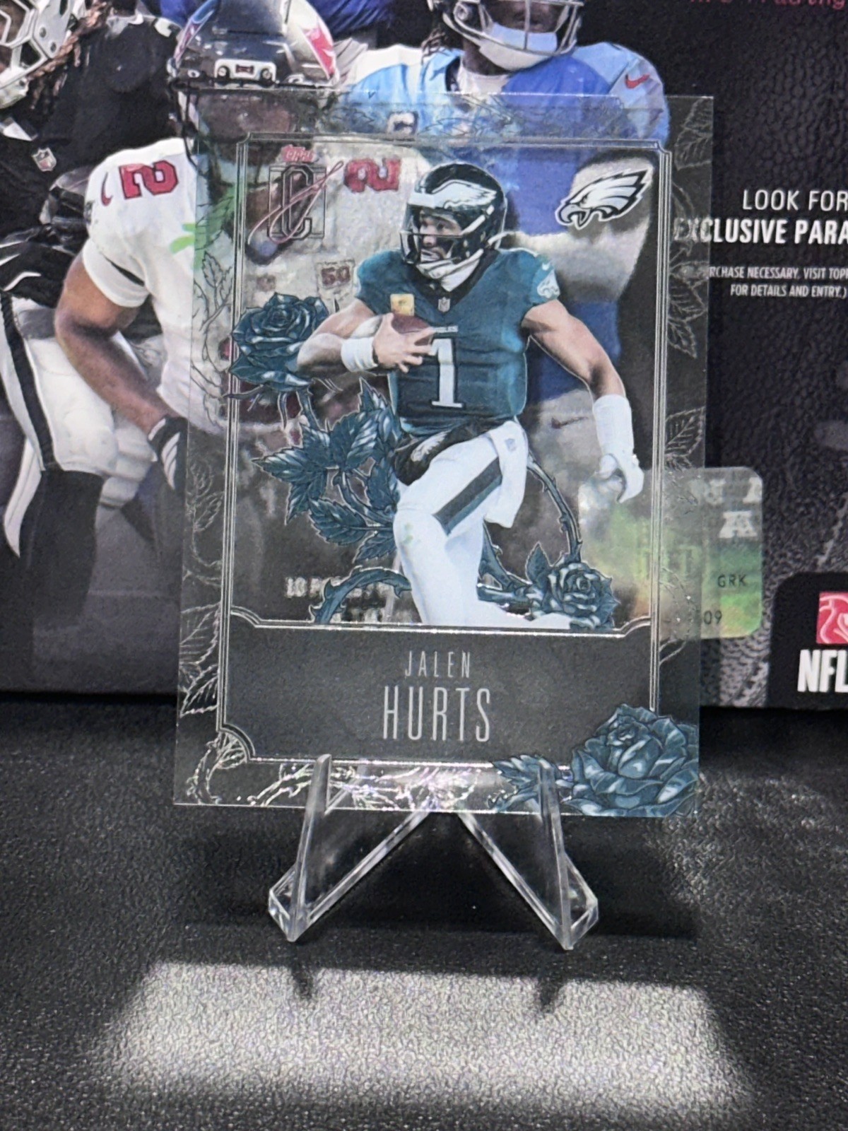 Jalen Hurts 2025 Topps Signature Class Roses Acetate Case Hit SSP. EAGLES🦅