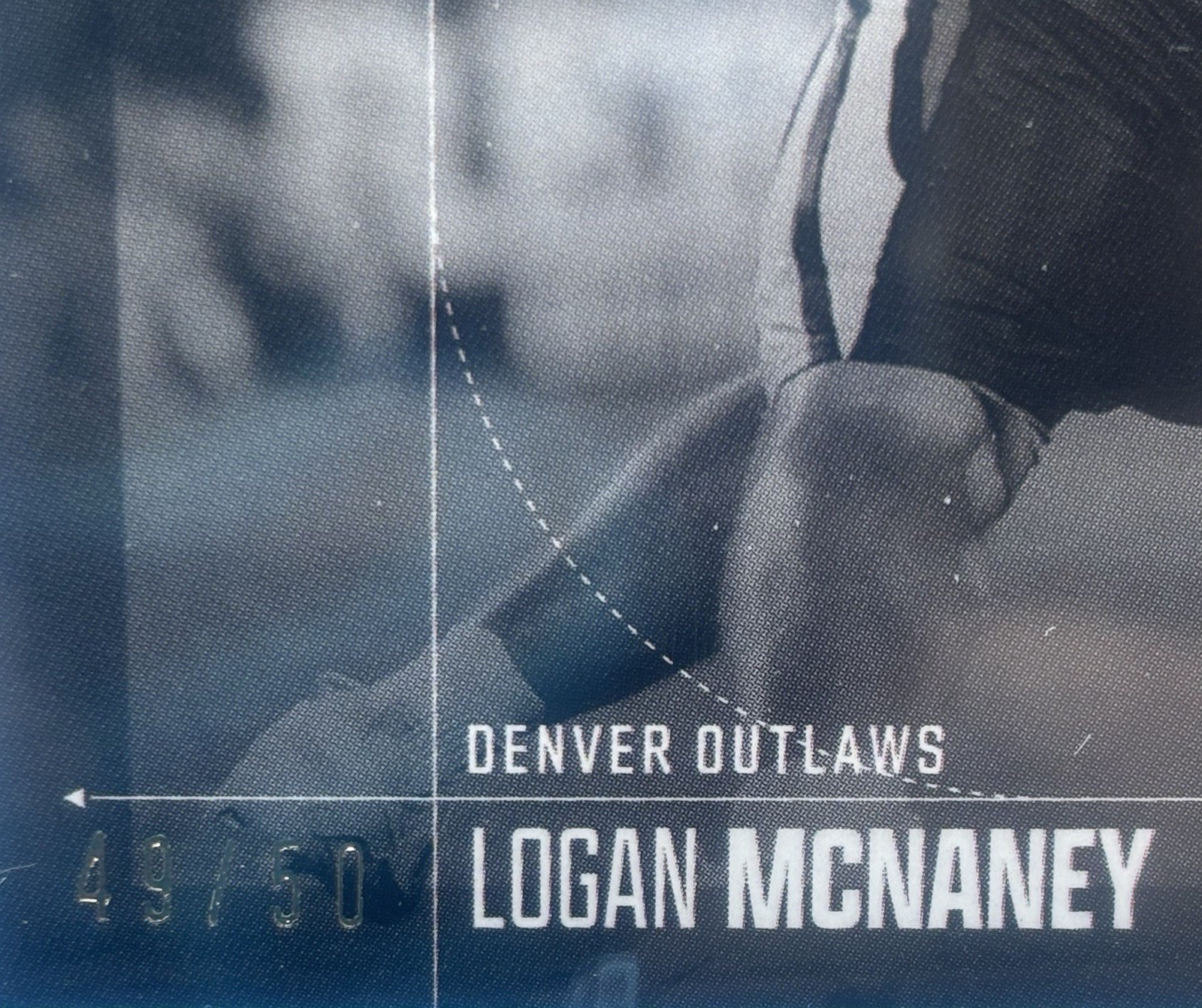 2026 PLL – Fieldside II -Logan McNaney (RC) Black & White 49/50