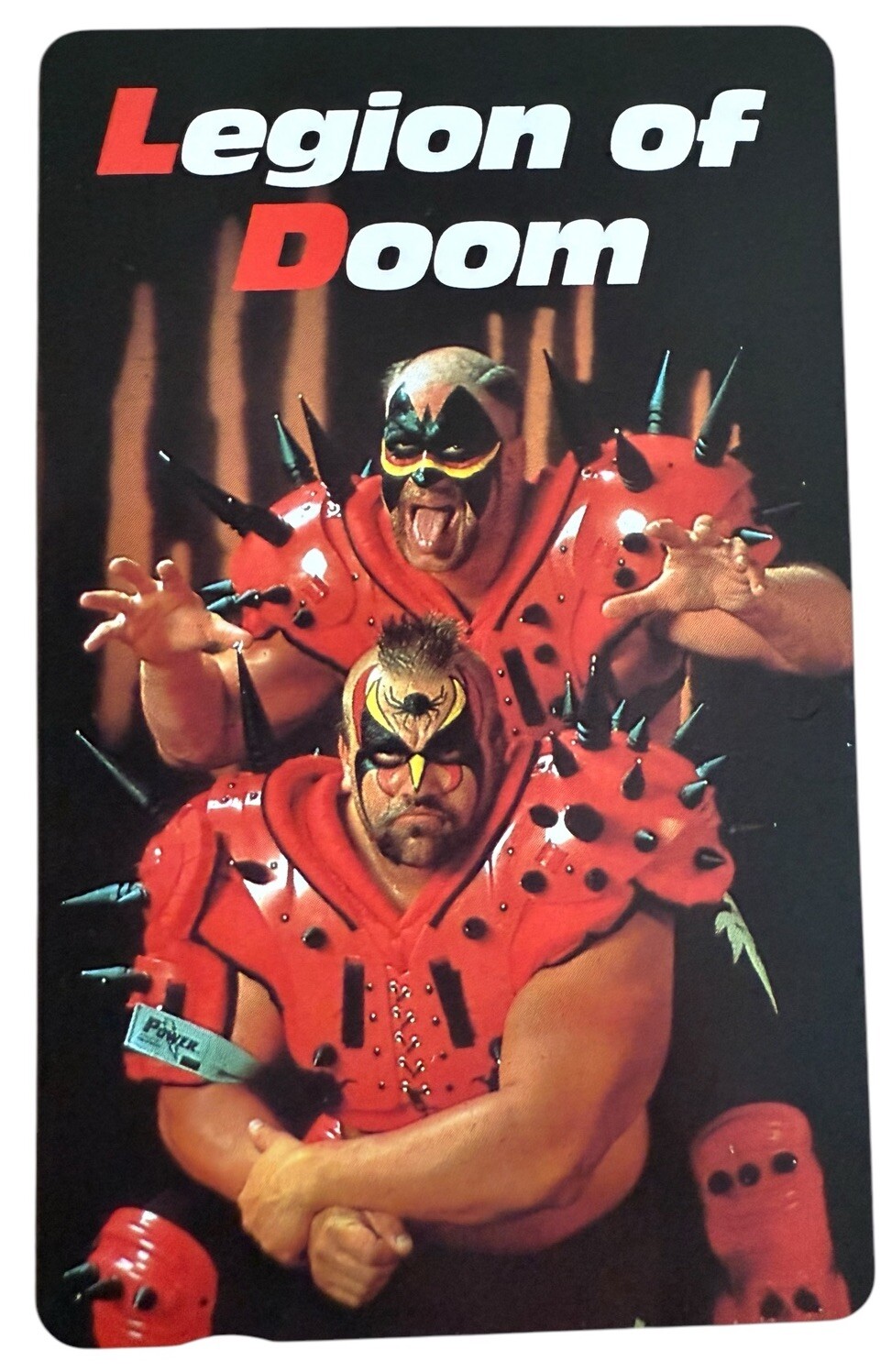 The Road Warriors Phone Card 1 Hawk Animal LOD WWF WWE WCW NWA NJPW AJPW 86x54mm