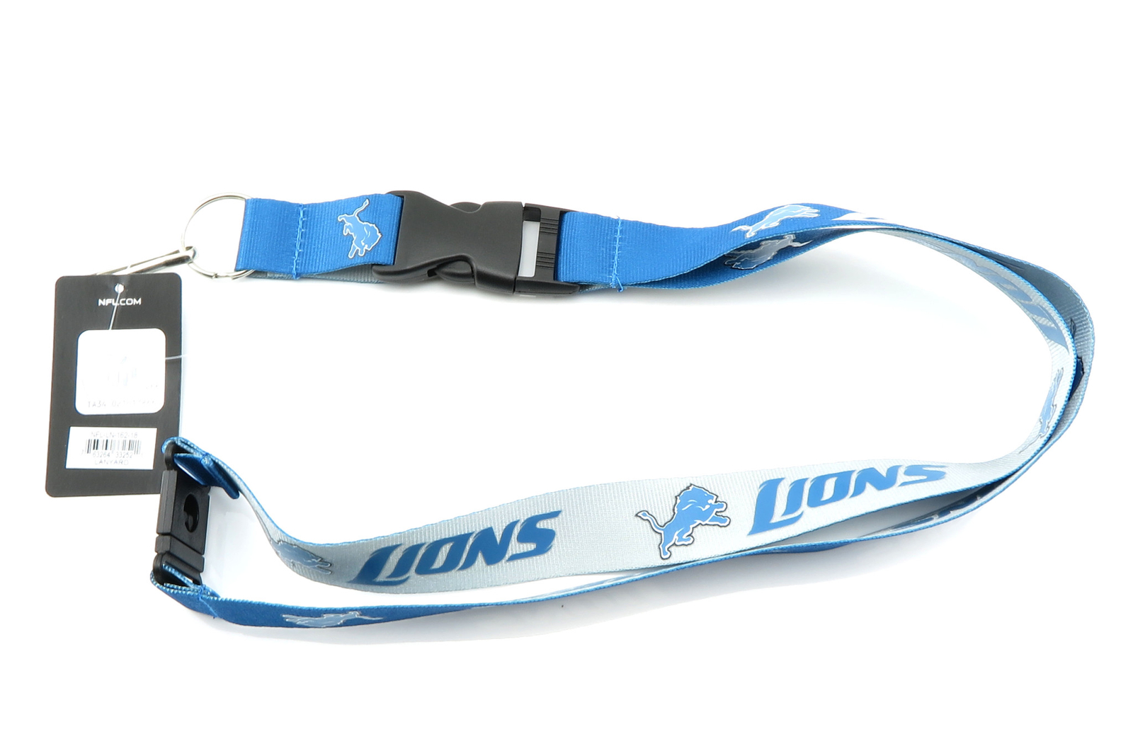 DETROIT LIONS NFL Football Officially Licensed Team Colors Reversible Lanyard