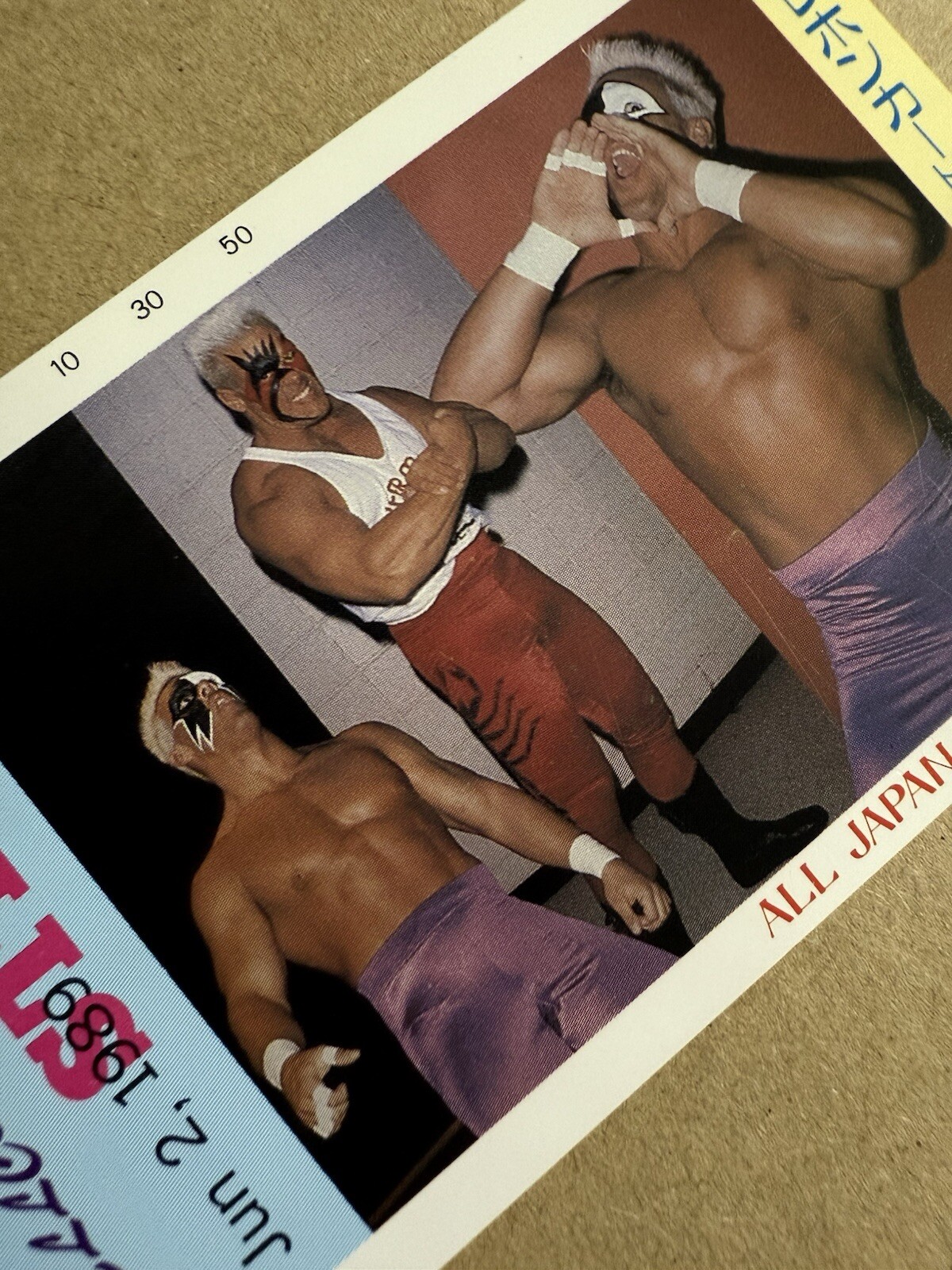 STING Phone Card 1 WCW NWA WWF WWE AEW TNA NJPW AJPW 86x54mm