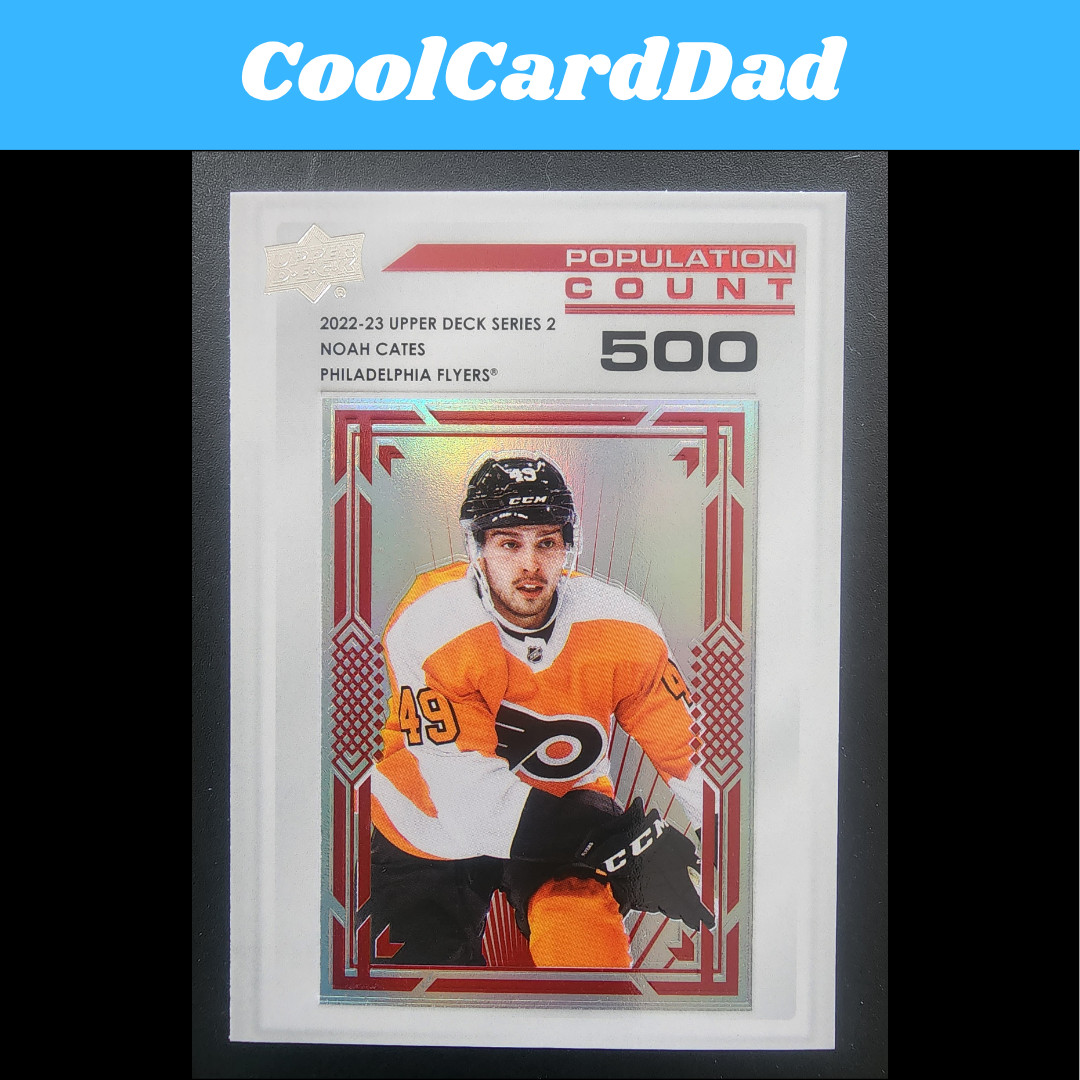 2022-23 Upper Deck Series 2 Population Count 500 #PC-42 Noah Cates – Flyers /500