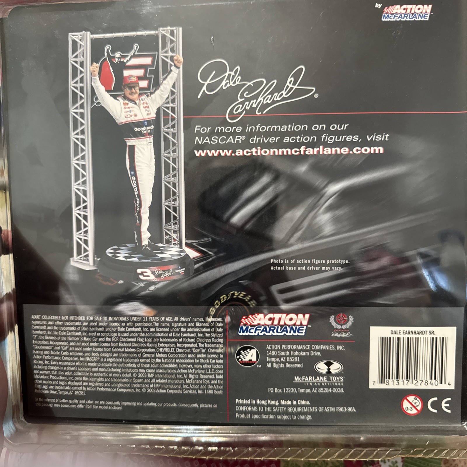 2003 Action McFarlane Series 1 Dale Earnhardt Sr. #3 Limited Edition Figure NEW