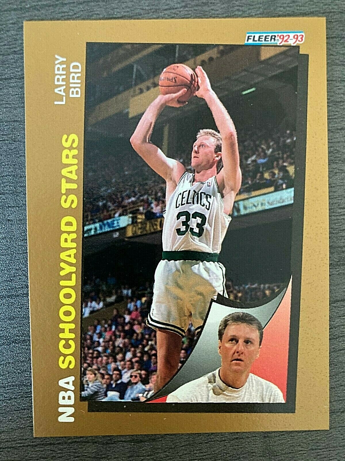 FLEER ’92-’93 #256 LARRY BIRD SCHOOLYARD STARS 82320