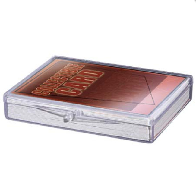 (Pack of 6) Ultra Pro 25-Card Hinged Plastic Boxes Holders For Trading Cards
