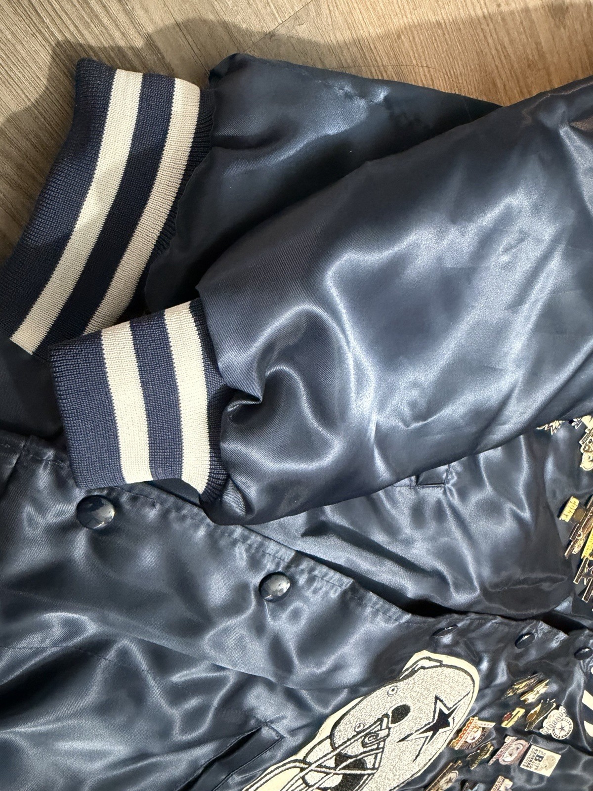 Vintage Dallas Cowboys Jacket With Pin Collection