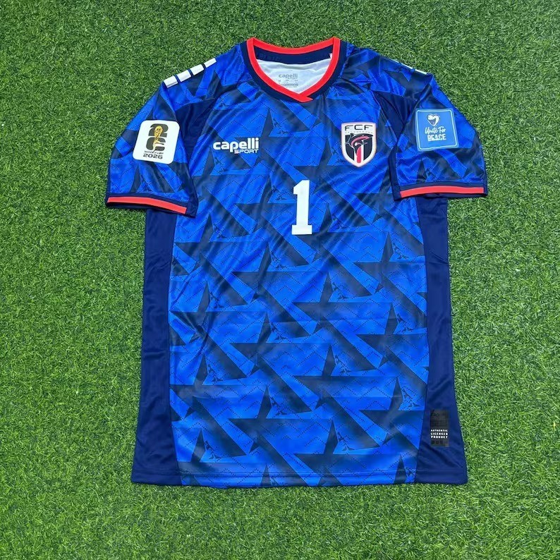 Vozinha #1 Cape Verde Jersey 2026, Cabo Verde Blue Soccer Jersey SIze S-XXXXL