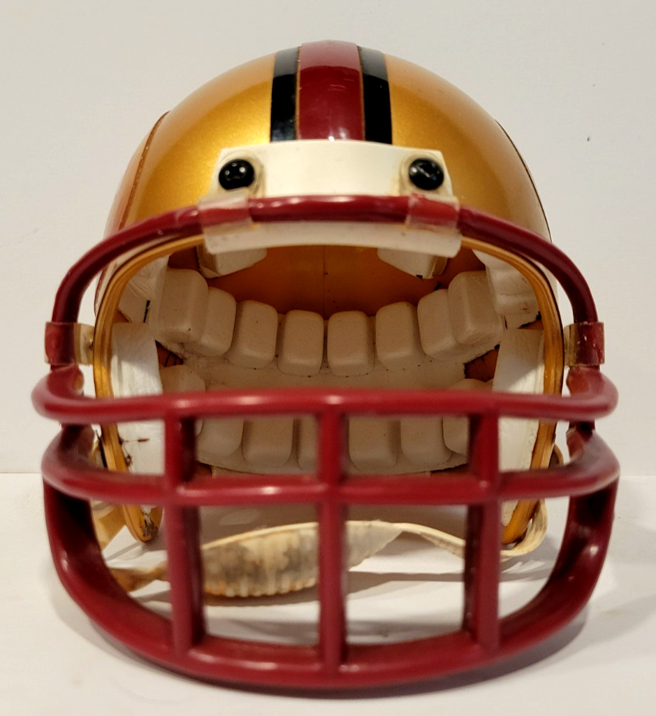 Steve Young San Francisco 49ers Sportacular Art 3.5 in Mini Helmet w/ Box