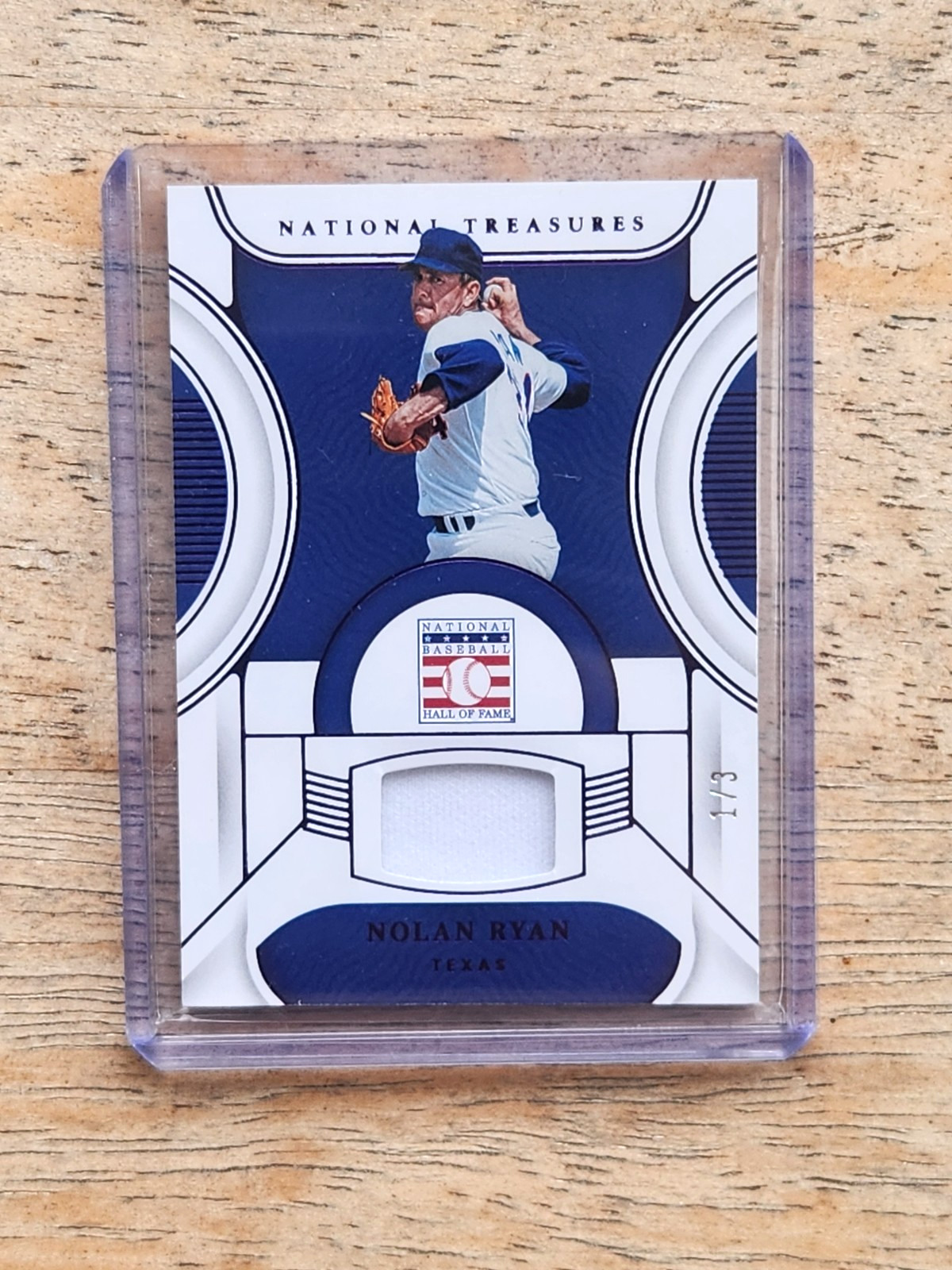 2023 Nolan Ryan National Treasures Hall of Fame No HOF-NR, #1/3