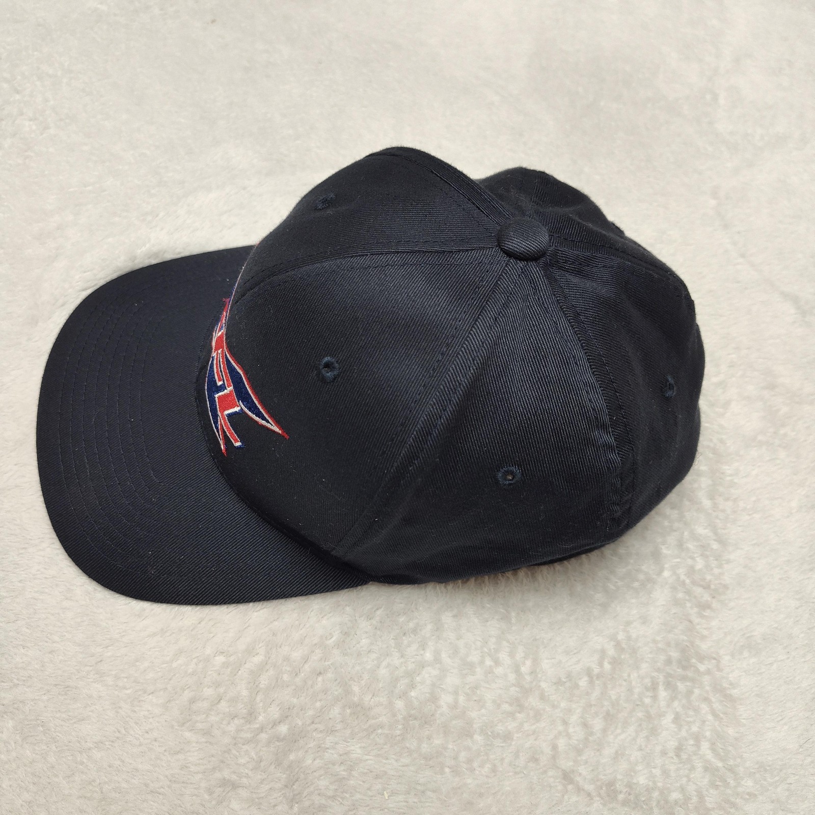 XFL UNK Hat Cap Strap Back Mens L Blue Football Flexfit Yupoong Stretch