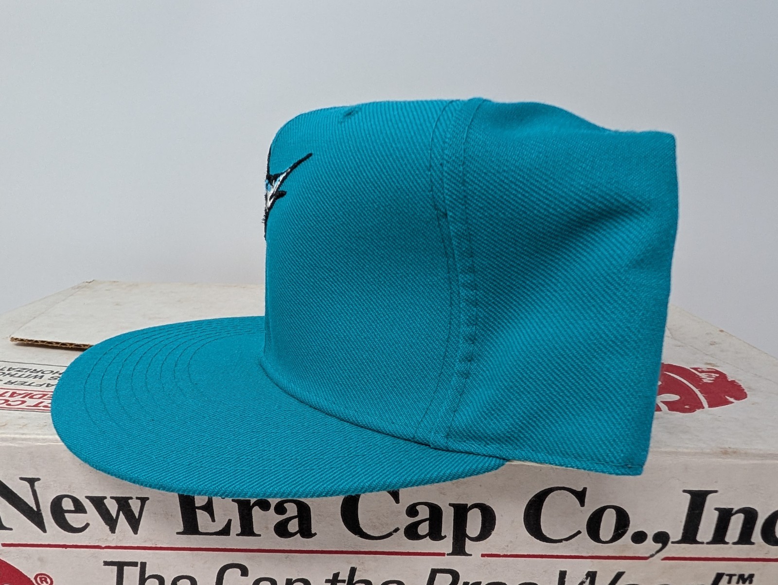 VINTAGE Florida Marlins Hat Cap Fitted 7 3/4 MLB New Era Diamond Collection 90s
