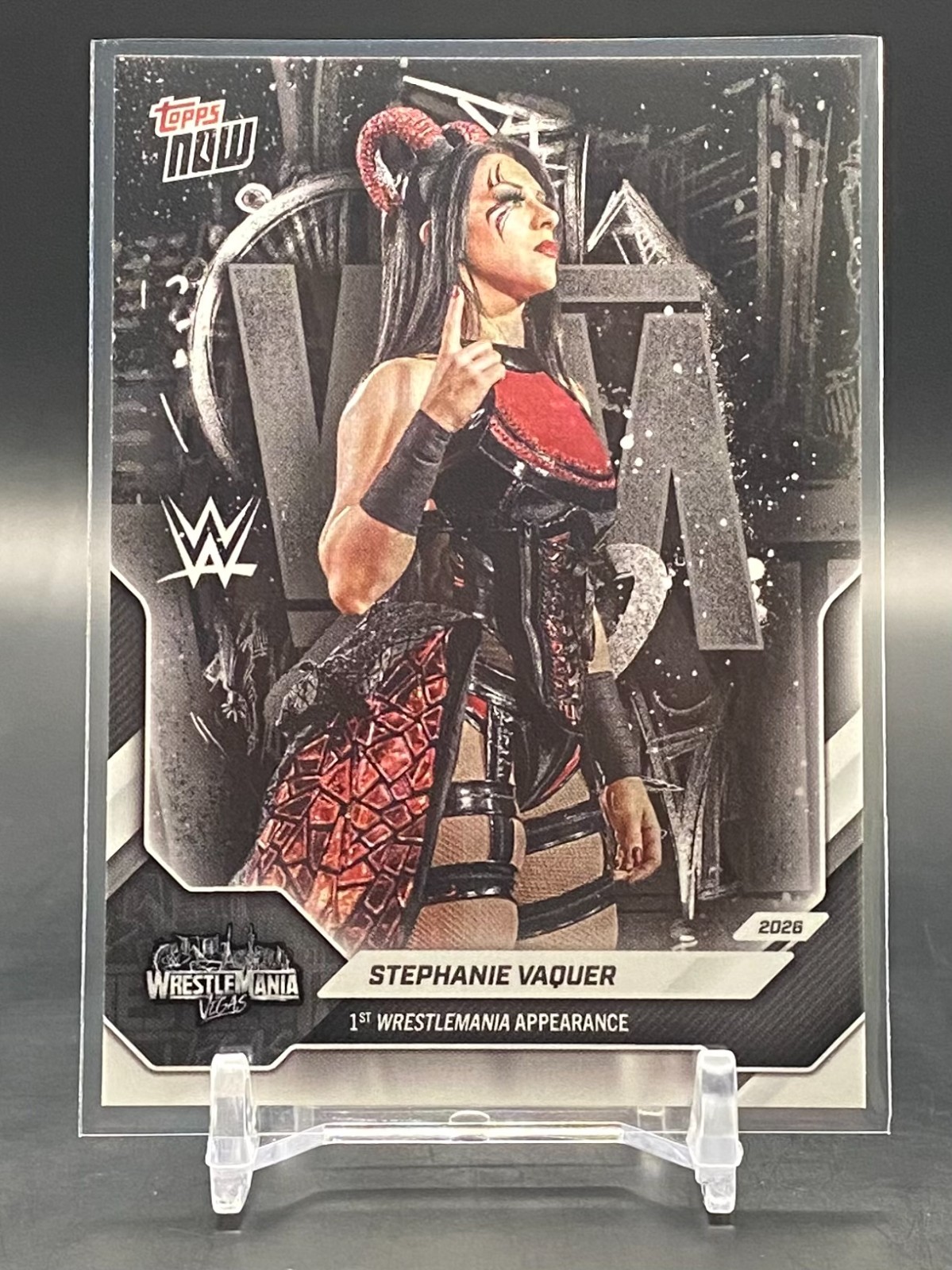 Stephanie Vaquer 2026 Topps Now WWE Wrestlemania Vegas #10 Wrestling
