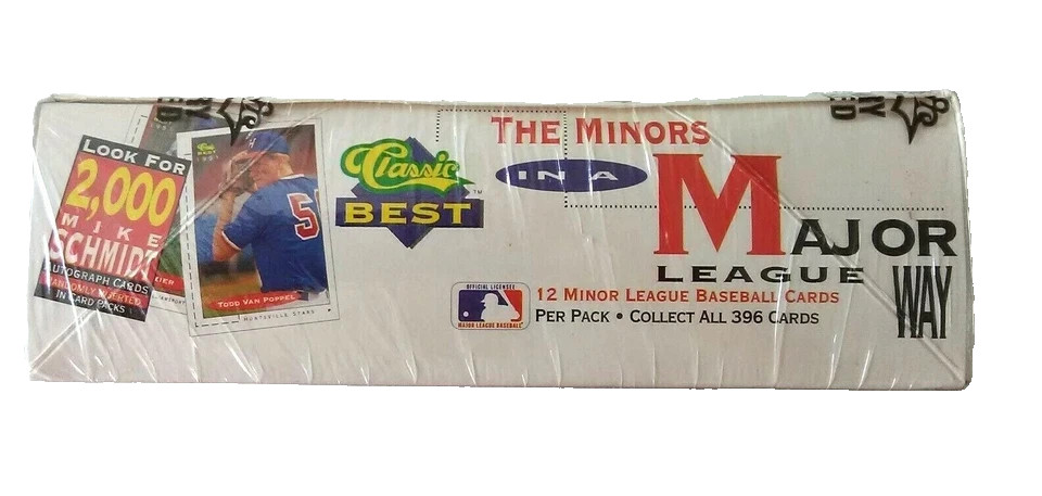1991 Classic Best The Minors In A Major League Factory Sealed Box 36 Packs MLB