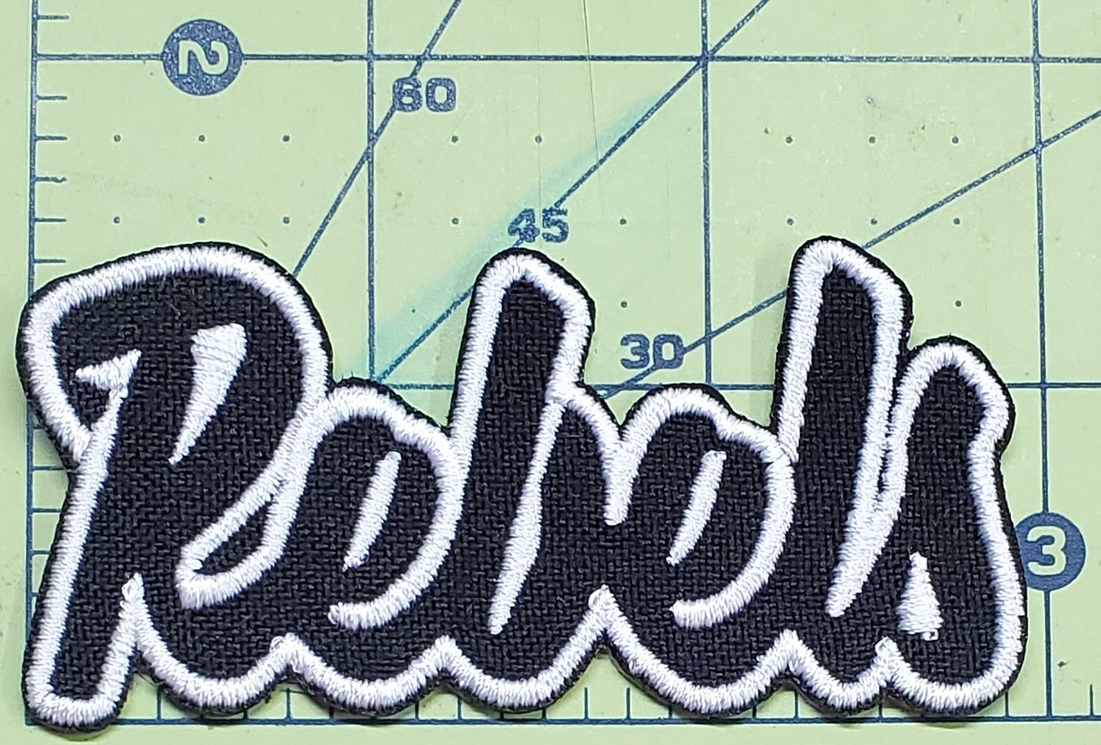 Ole Miss Rebels Text Embroidered Applique Iron On Patch Various Sizes Customize