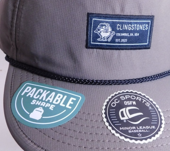 Columbus Clingstones MILB Hat Snapback Flexible Packable Type Braves Affiliate