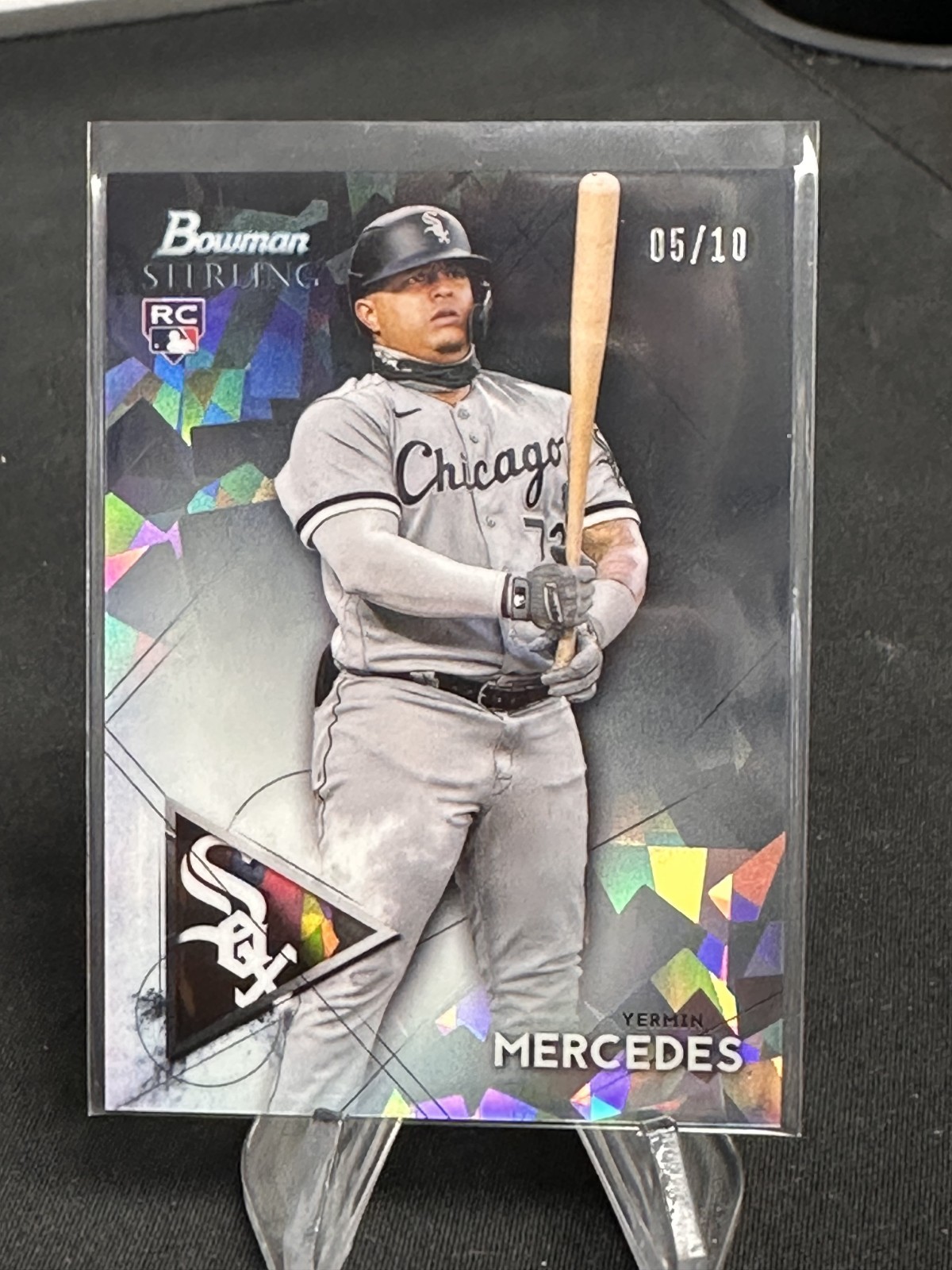 YERMIN MERCEDES 2021 BOWMAN STERLING BLACK ATOMIC REFRACTOR ROOKIE RC /10