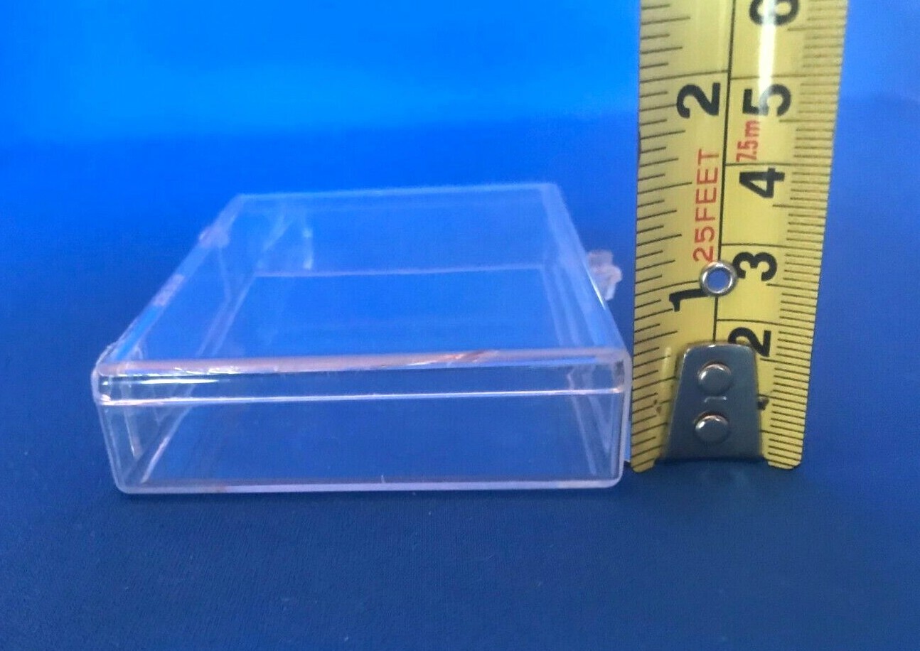 (4) BCW Hinged Trading Card Cases Holds Up To 35 Standard Cards New