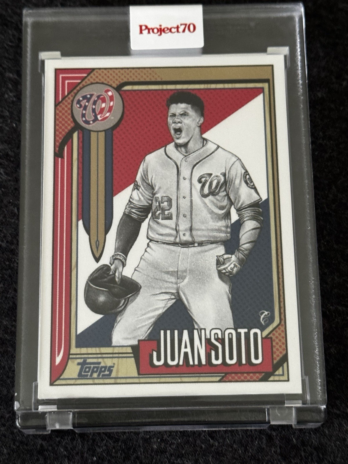 Juan Soto Project70 #544 Mister Cartoon 1987 Topps Design Nationals