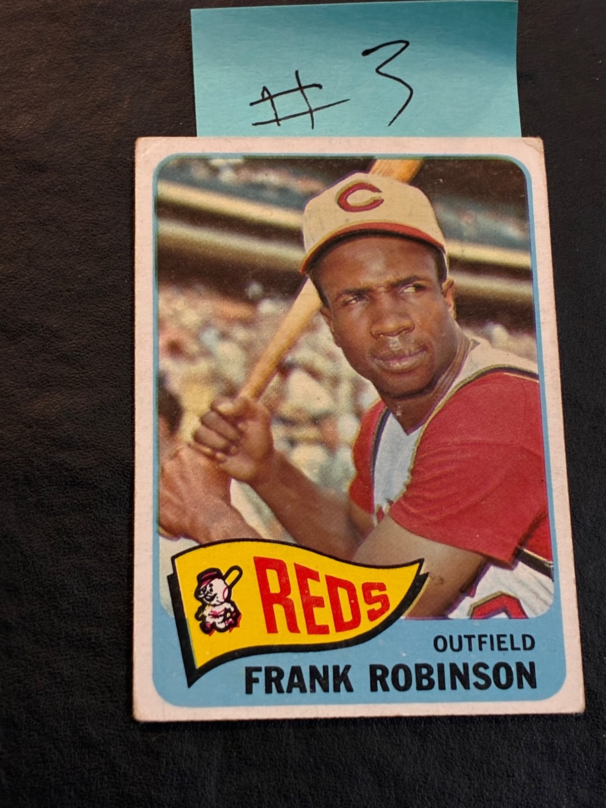 1965 Topps Frank Robinson #120 – No Creases – Bad Corners – EX/VG – (#3)