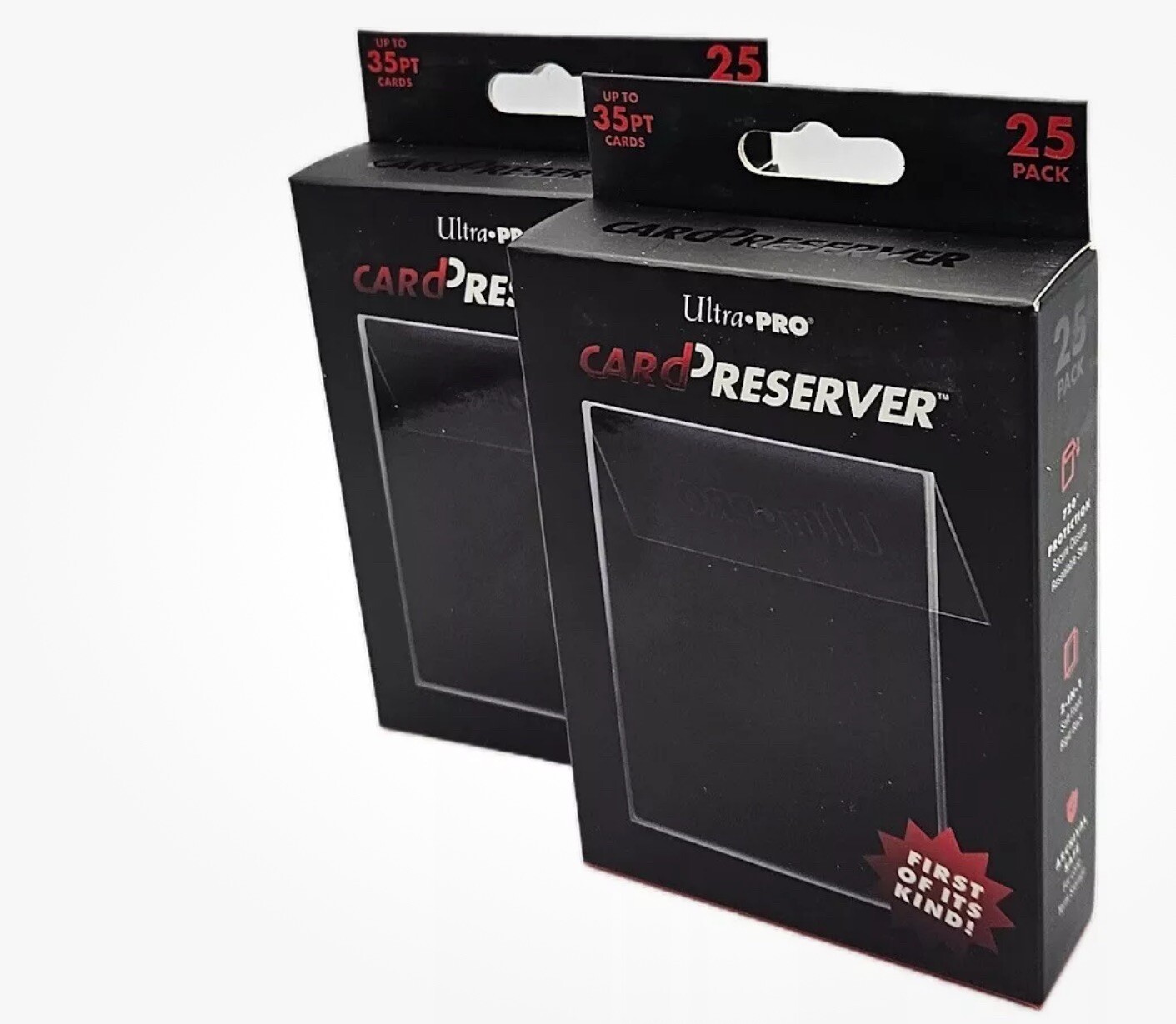 Ultra-Pro Card Preservers Resealable Hybrid Card Holder Semi Rigid 50 Count Pack