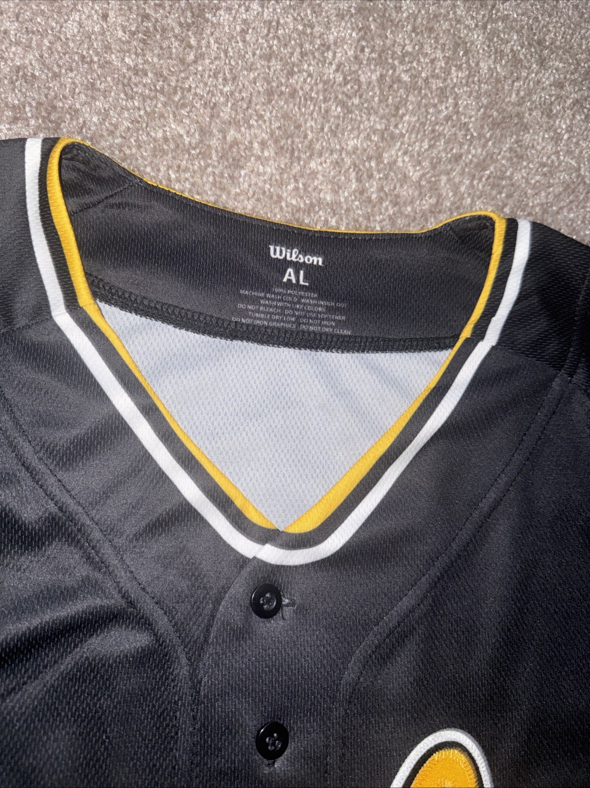 Authentic Wilson Águilas Cibaeñas Dominican Republic Adult Large Baseball Jersey