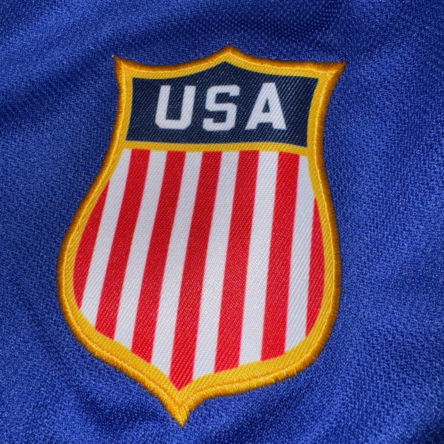 JACK HUGHES TEAM USA 2026 OLYMPICS BLUE JERSEY SIZE LARGE FULLY STITCHED!!