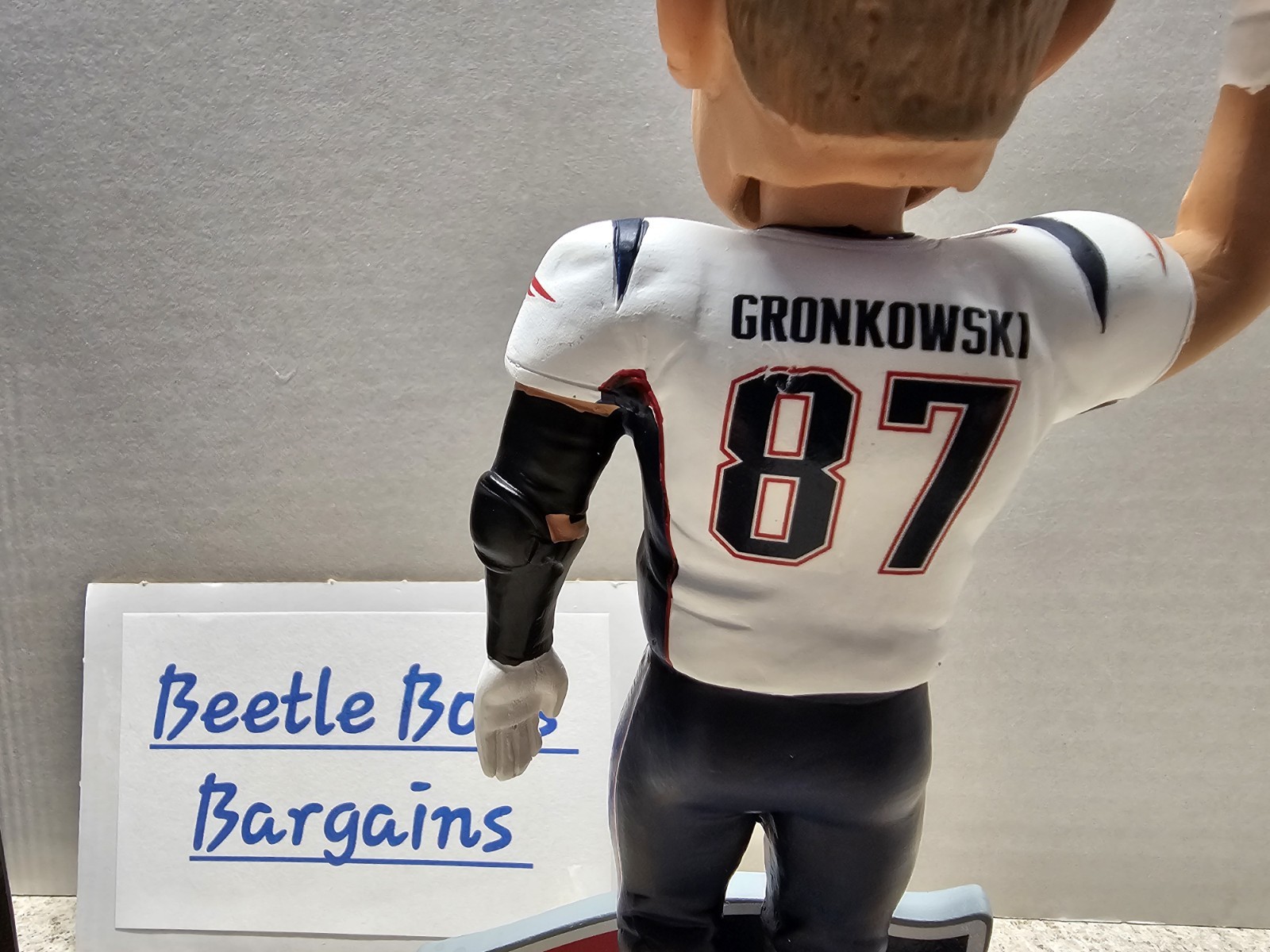 Rob Gronkowski New England Patriots NFL FOCO #’d 80/1087 Bobblehead NIB Farewell