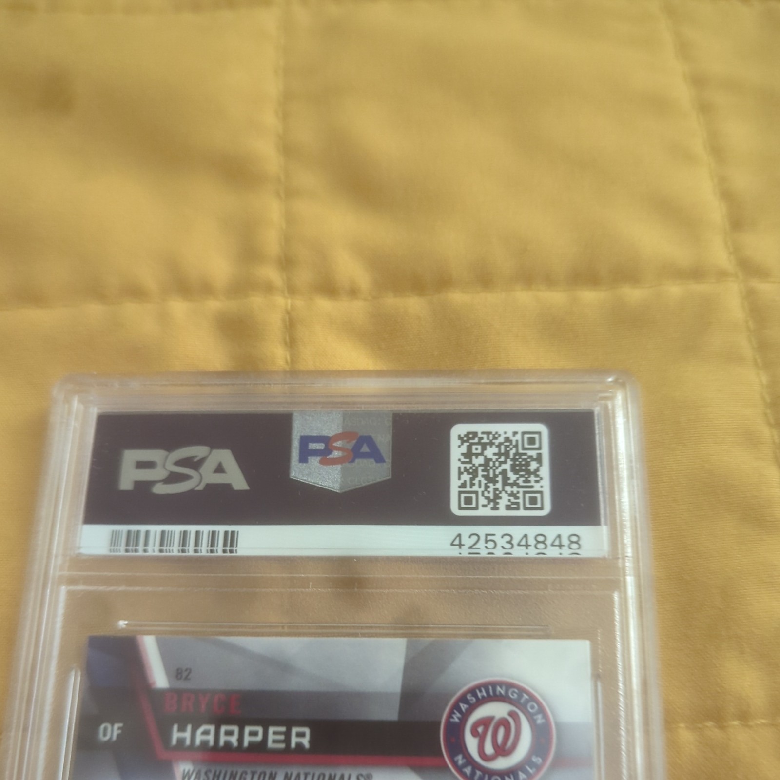 Gem Mint 10 Bryce Harper 2018 Topps Finest Nationals #82 special
