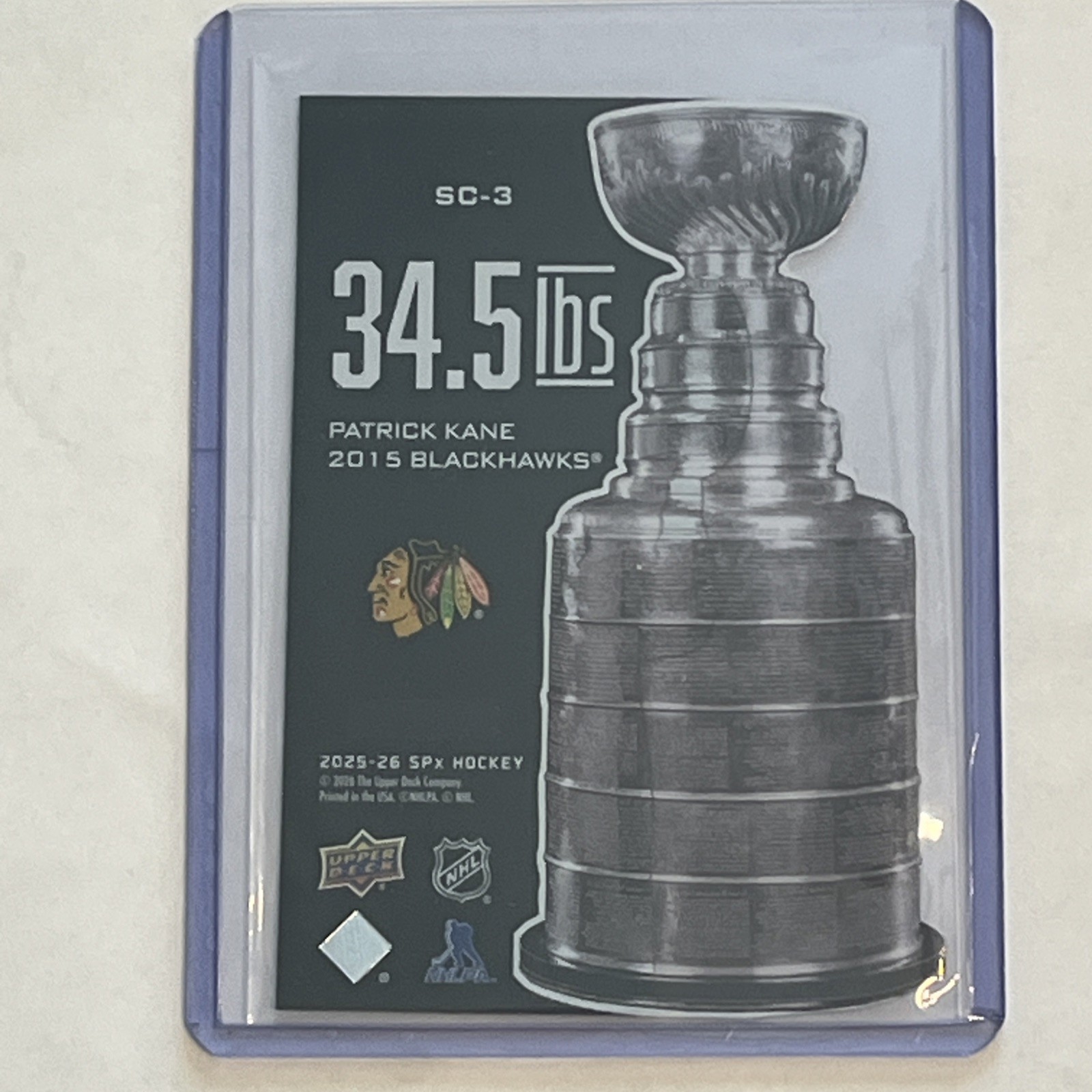 Patrick Kane – 2025-26 Upper Deck SPx 34.5 LBs #SC-3
