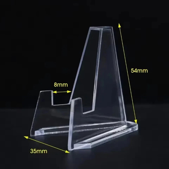 1-30Pcs Pack Clear Card Stands, Arcylic Card Display for Sports Graded