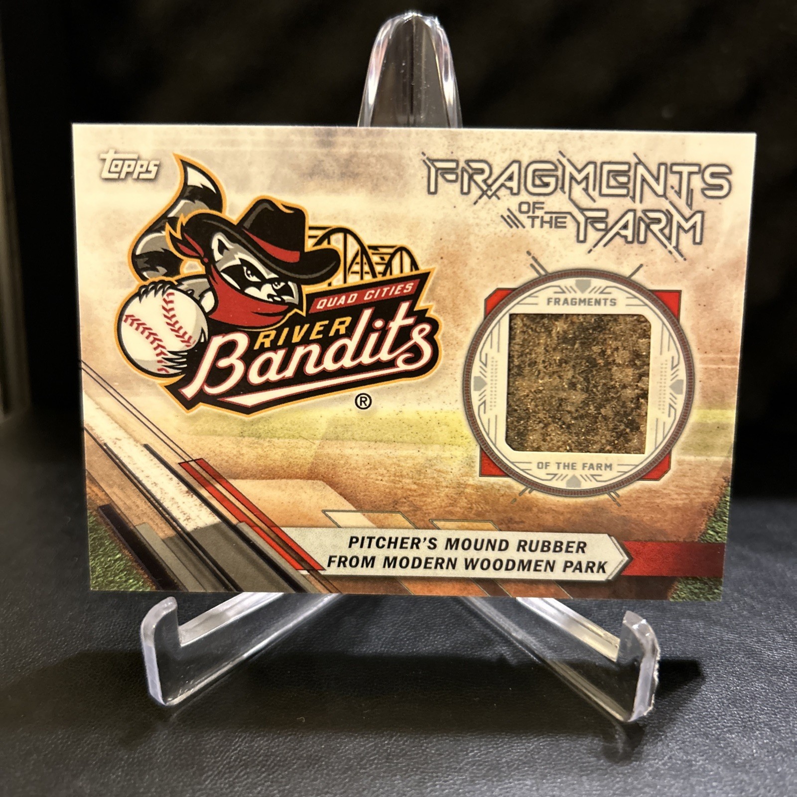 2017 Topps Pro Debut – Fragments of the Farm Quad Cities River Bandit #FOTF-QCRB