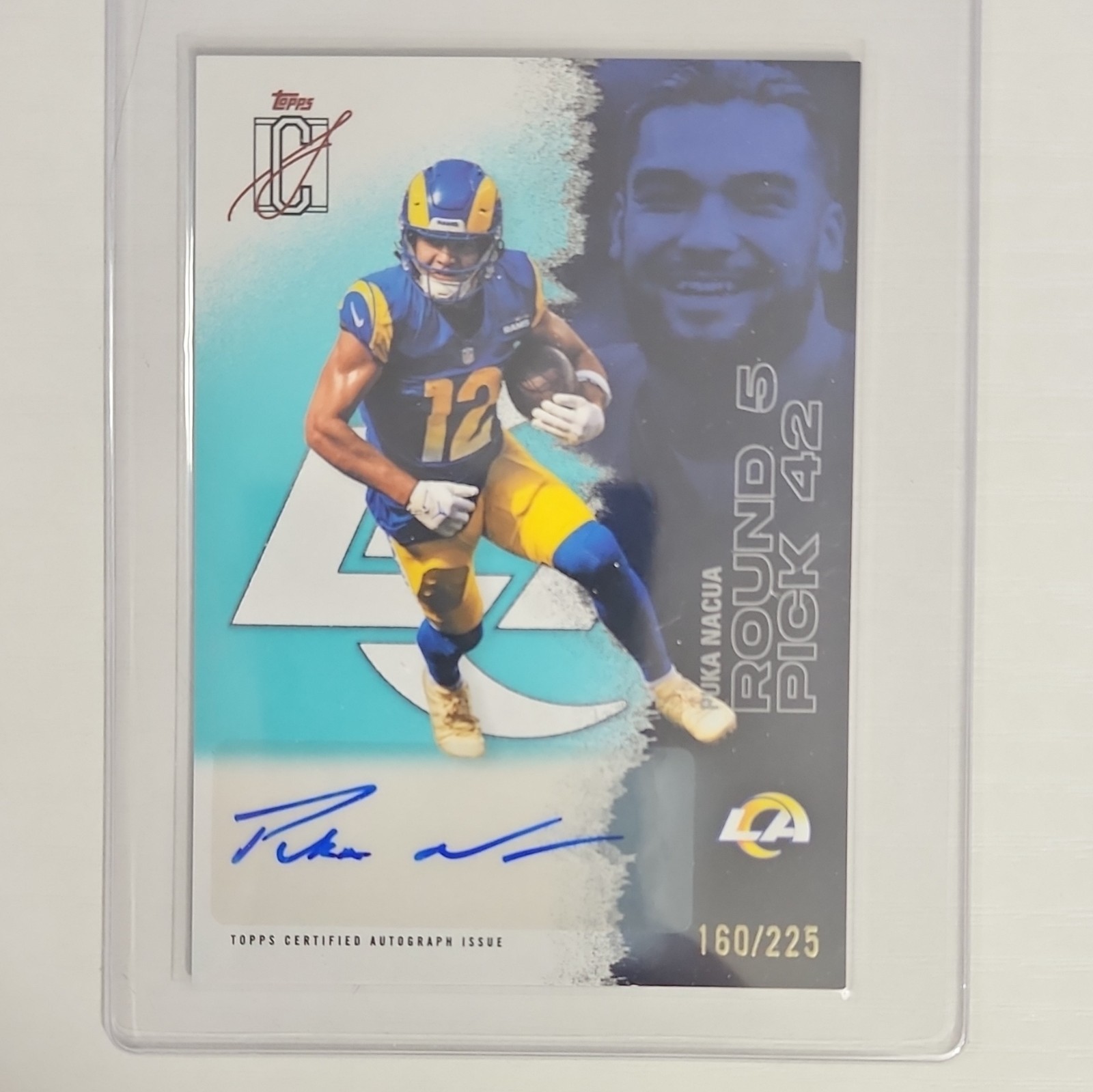Topps 2025 Signature Class Rookie Pick Puka Nacua Rams Auto #33 160/225