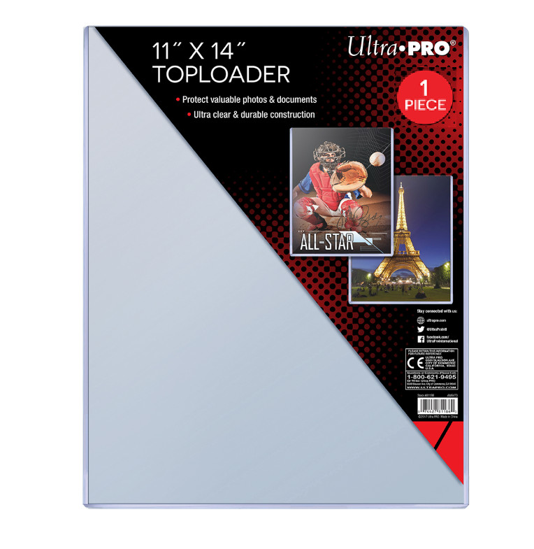 (1-Piece) Ultra Pro 11×14 Toploader Memorabilia Artwork Photo Lithograph Holder