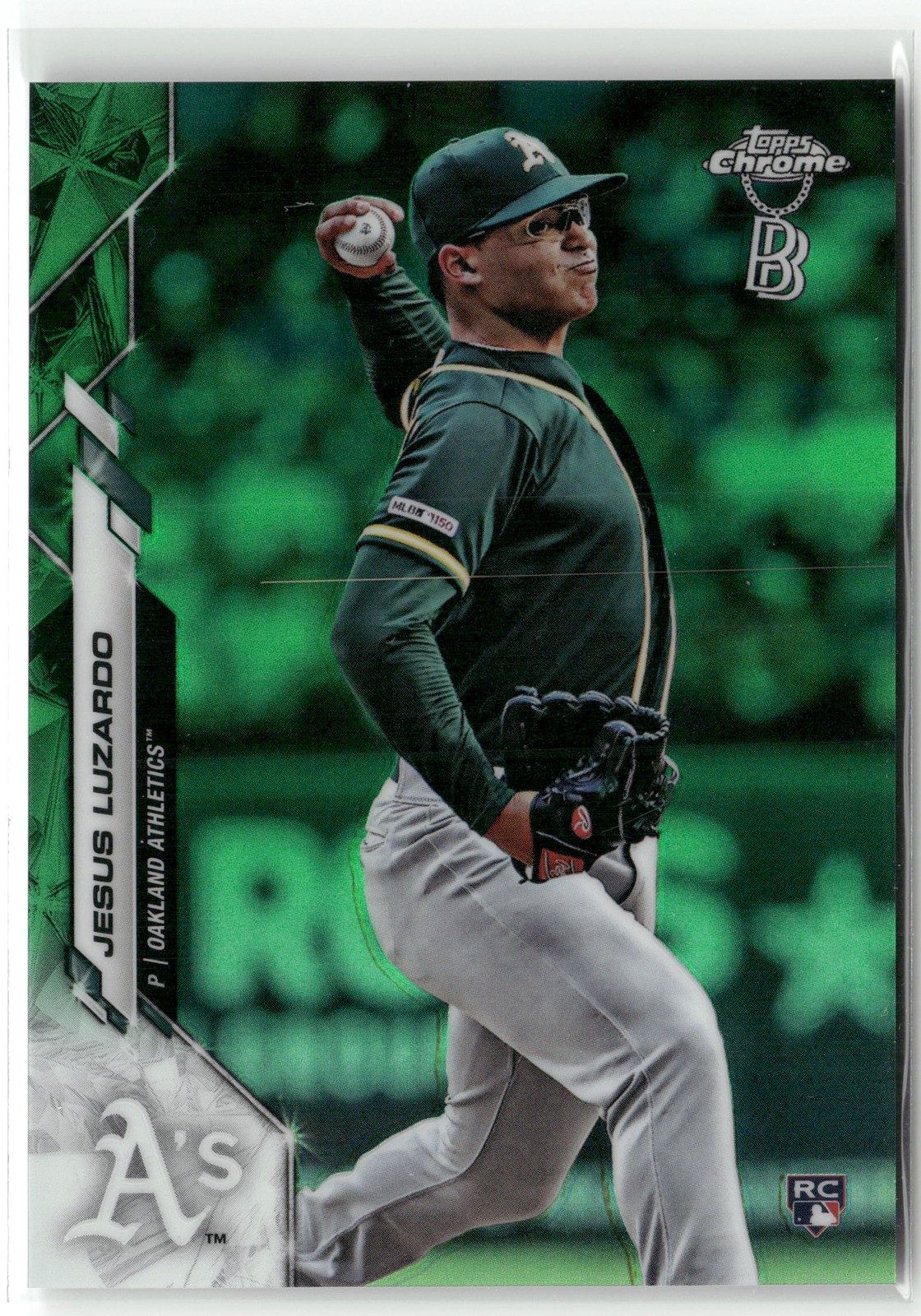 2020 Topps Chrome Ben Baller JESUS LUZARDO #5 Green Refractor NM