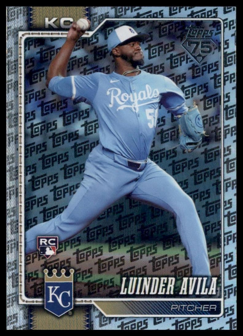 2026 Topps #120 Luinder Avila Topps Foil Pattern