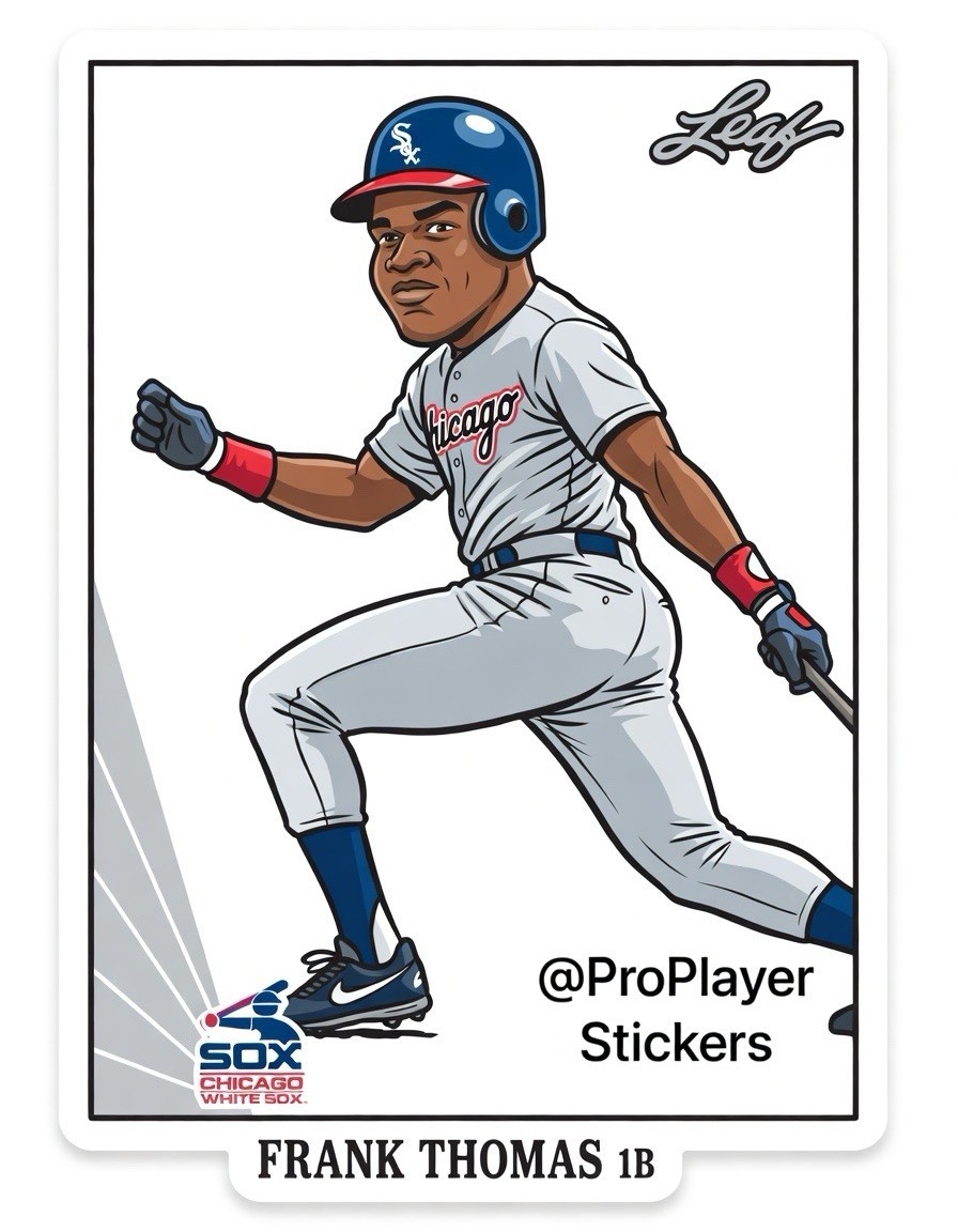 ⚾️ Frank Thomas “Leaf Rookie” Sticker ⚾️