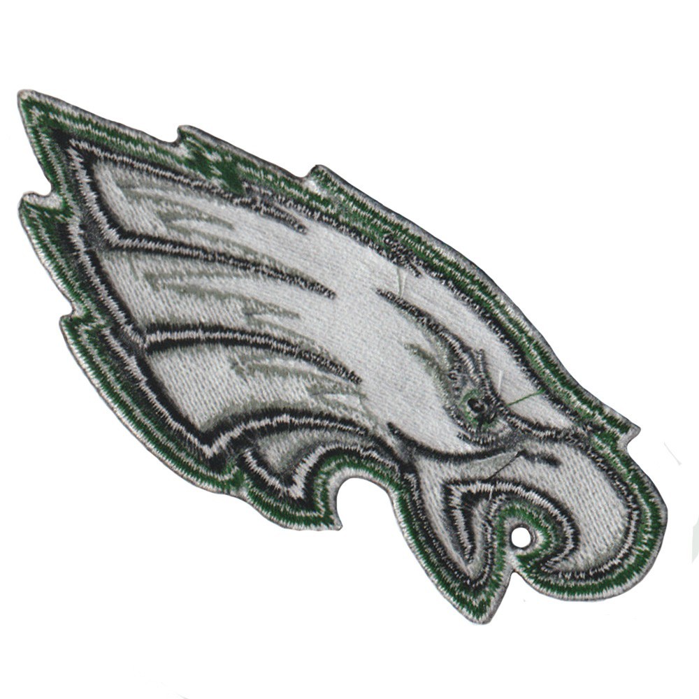 10 pcs Philadelphia Eagles Nation Logo Size 4.4 in x 1.8 in Sew Iron on Patches