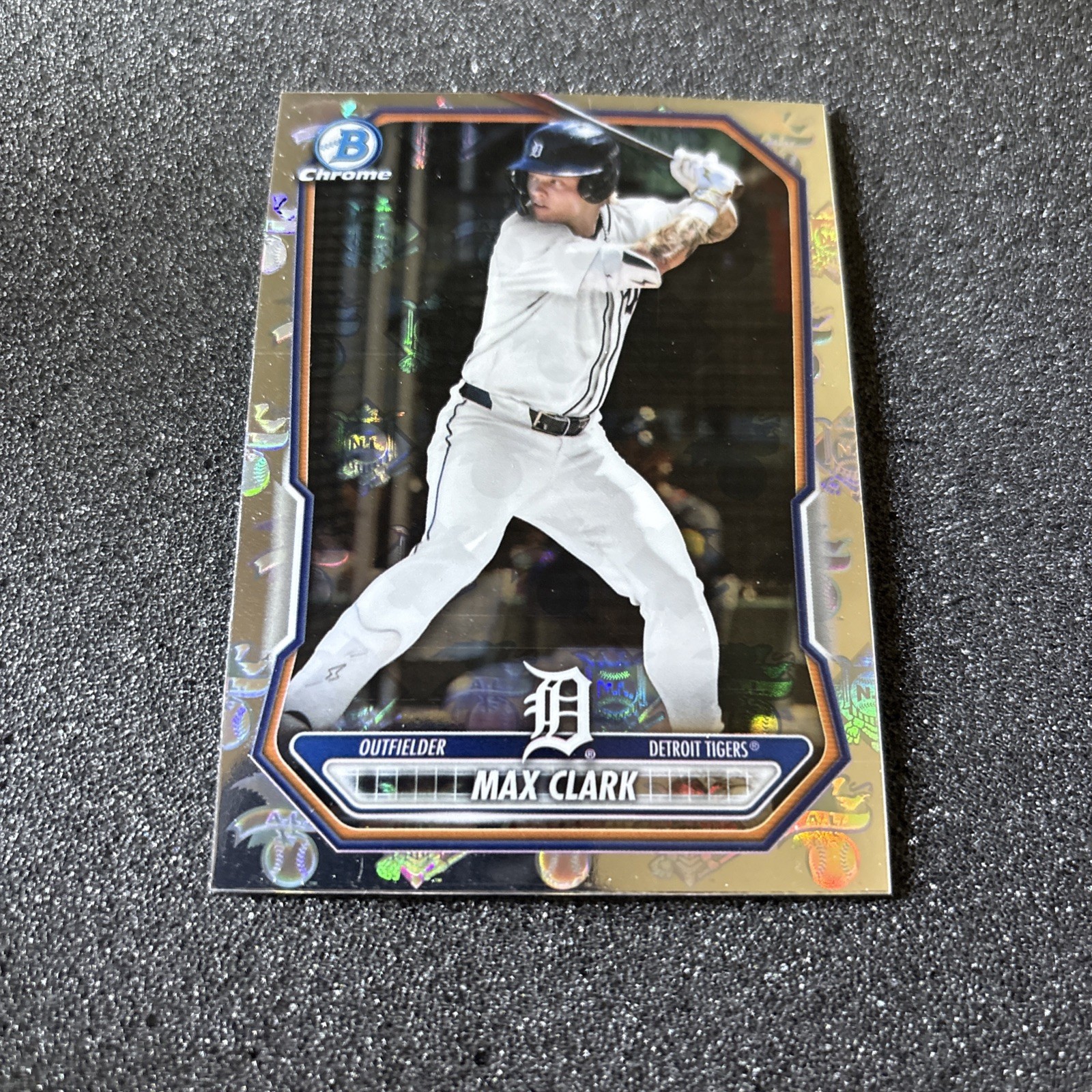Max Clark 2026 Bowman Chrome League Logofractor Refractor SP Prospect #BCP-2