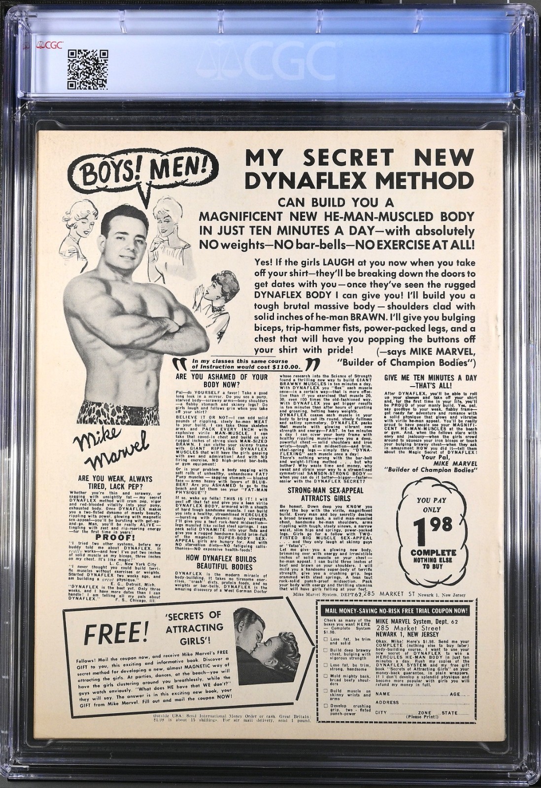 CGC 8.5 TOP POP Wilt CHAMBERLAIN’s 1963 BASKETBALL Newsstand Magazine Vol. 1, #1