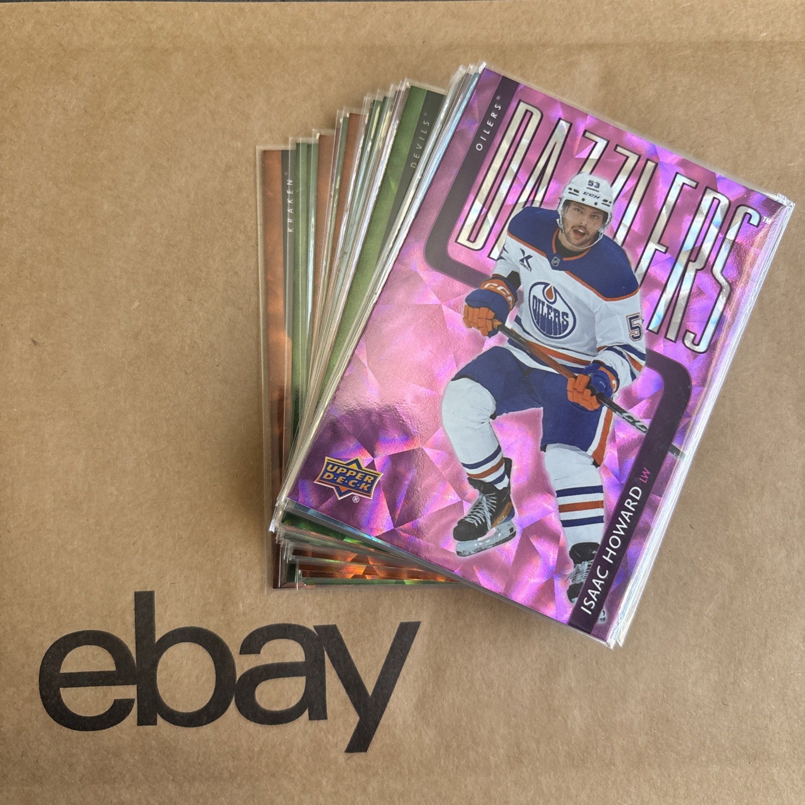 2025-26 Upper Deck Dazzlers U’ Pick ’em: Green, Orange, Blue, & Pink Free Ship